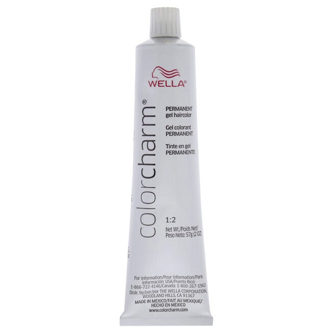 Color Charm Permanent Hair Color Gel - 10A 1030 Palest Ash Blonde by Wella for Unisex - 2 oz Hair Color, NA, alternate image number null