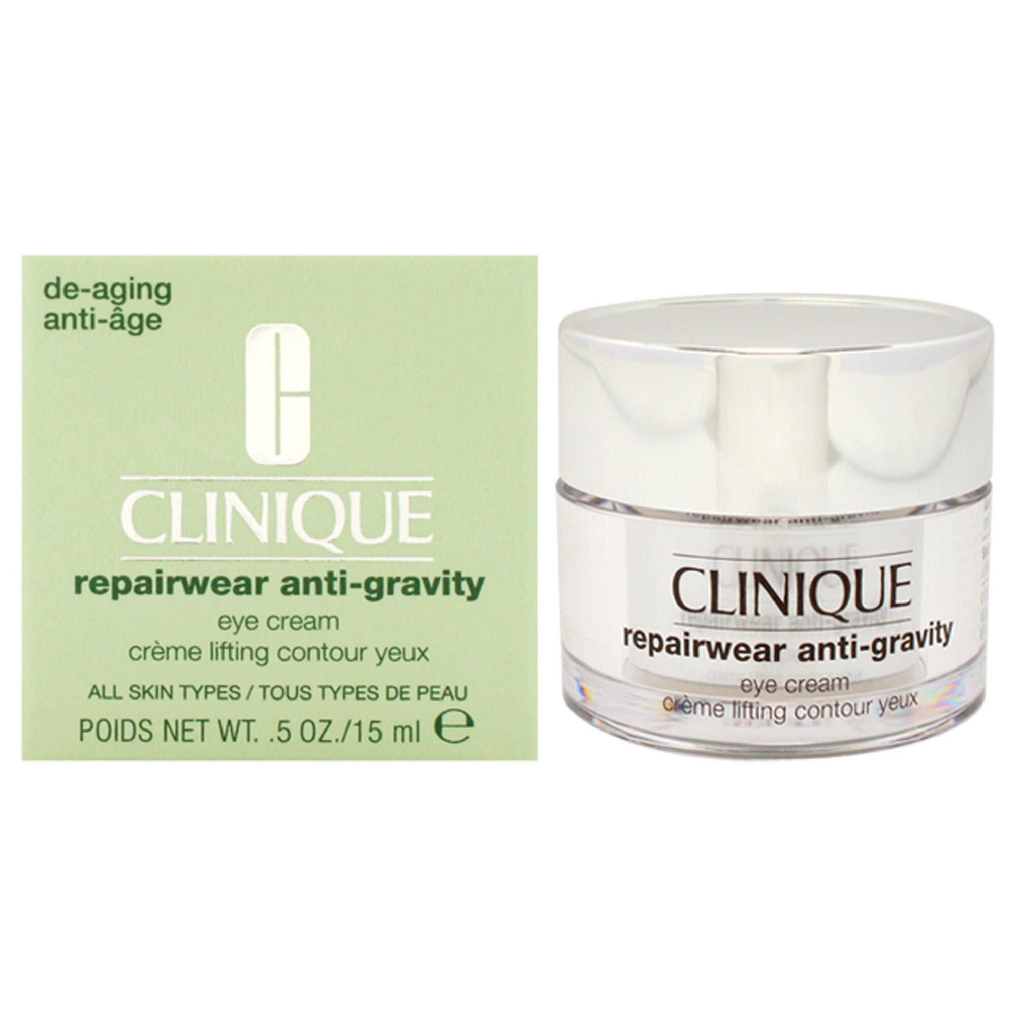 Repairwear Anti-Gravity Eye Cream by Clinique for Unisex - 0.5 oz Eye Cream, See Description, hi-res image number 0
