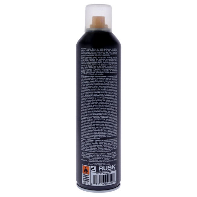 Freezing Spray by Rusk for Unisex - 10 oz Hair Spray, See Description, alternate image number null