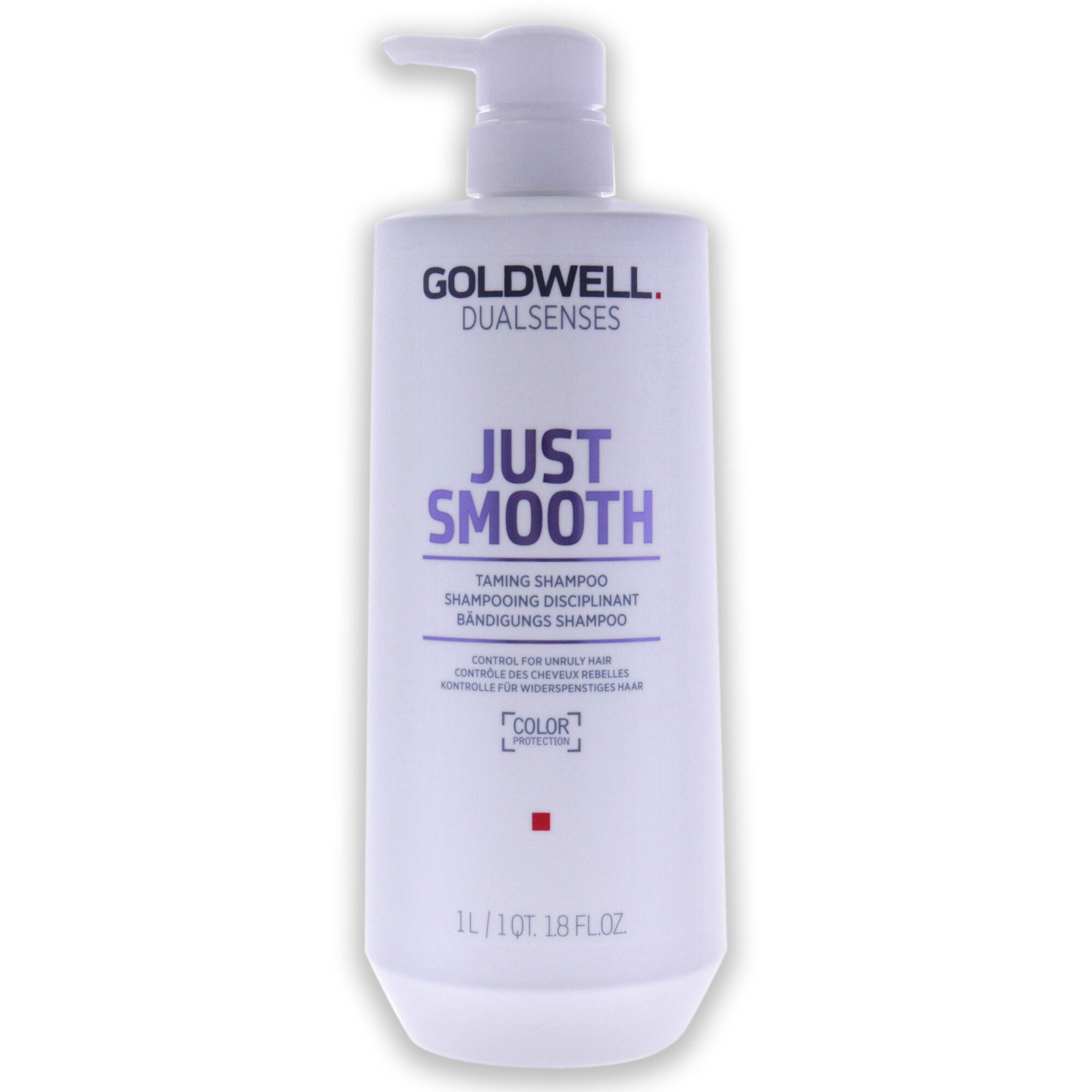 DualSenses Just Smooth Taming Shampoo by Goldwell for Unisex - 33.8 oz Shampoo, See Description, hi-res image number 0