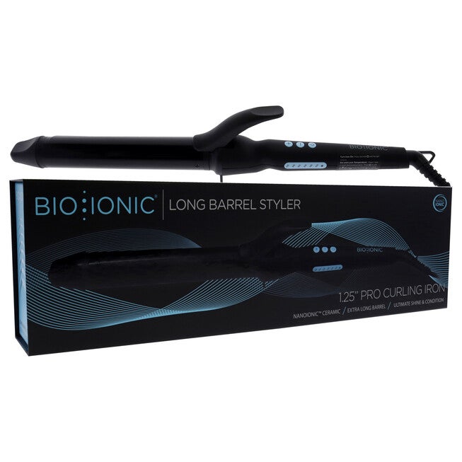 Long Barrel Styler - Black by Bio Ionic for Women - 1.25 Inch Curling Iron, NA, alternate image number null