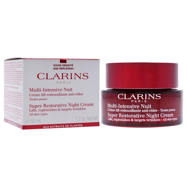 Super Restorative Night Cream - All Skin Types by Clarins for Unisex - 1.7 oz Cream, , alternate image number null