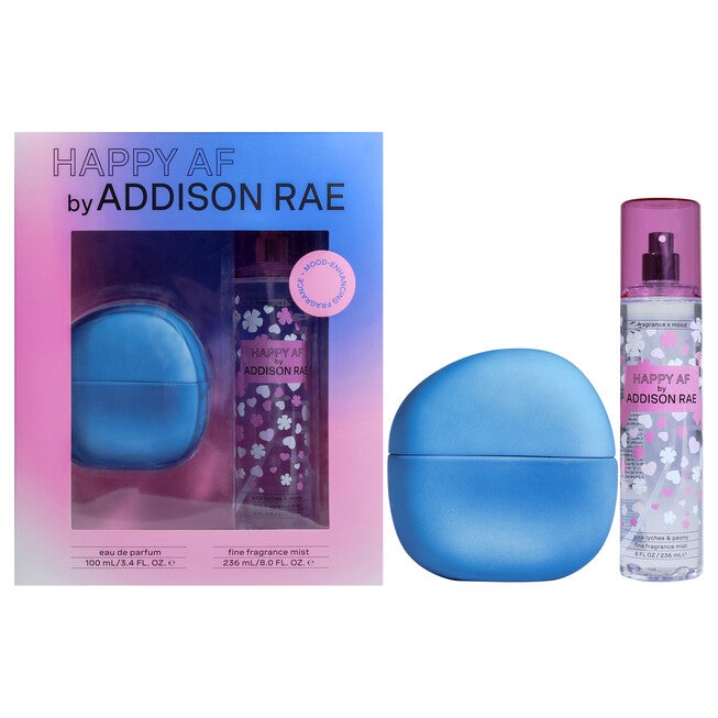 Happy AF by Addison Rae for Women - 2 Pc Gift Set 3.4oz EDP Spray, 8oz Fragrance Mist, See Description, hi-res image number 0