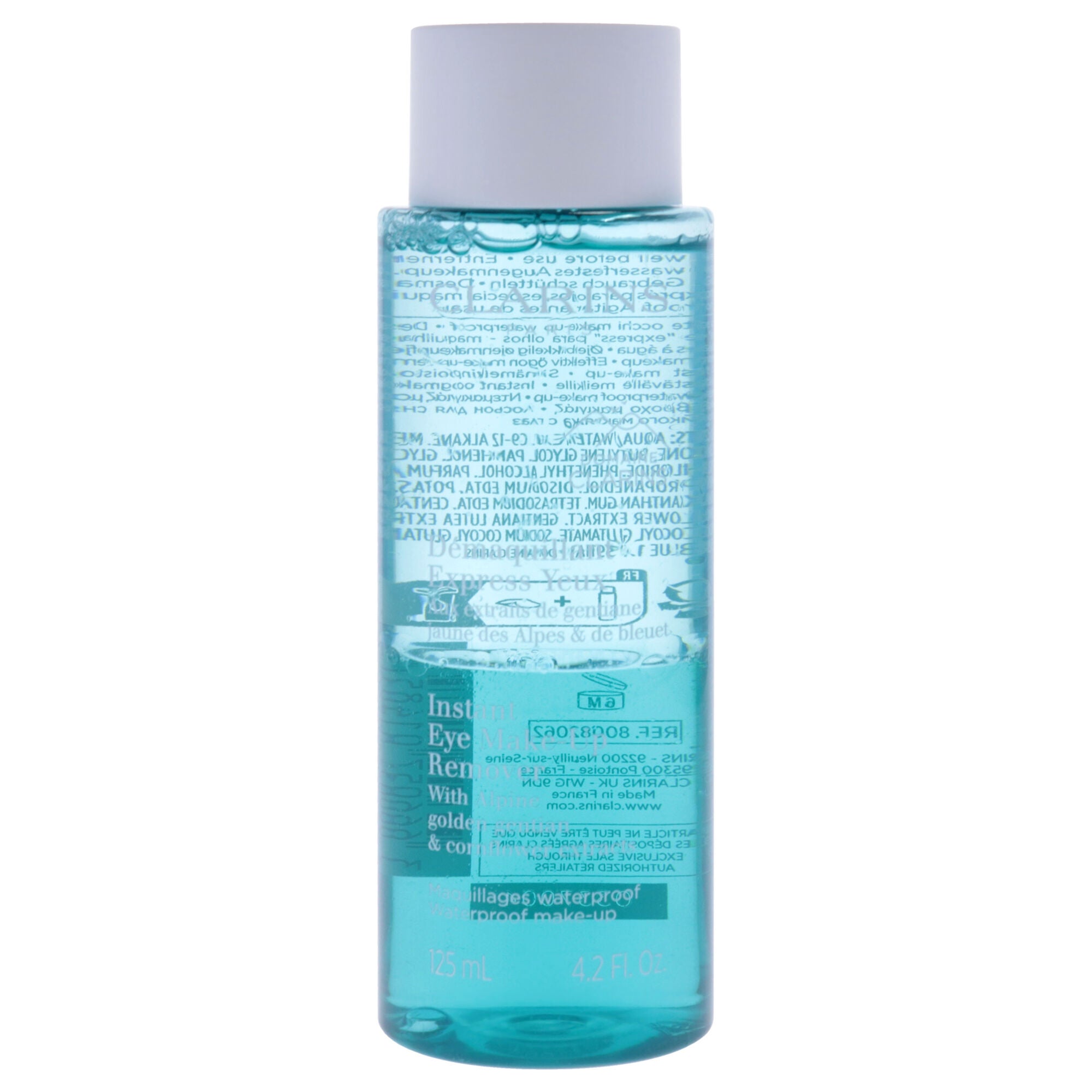 Instant Eye Makeup Remover by Clarins for Unisex - 4.2 oz Makeup Remover, See Description, hi-res image number 0