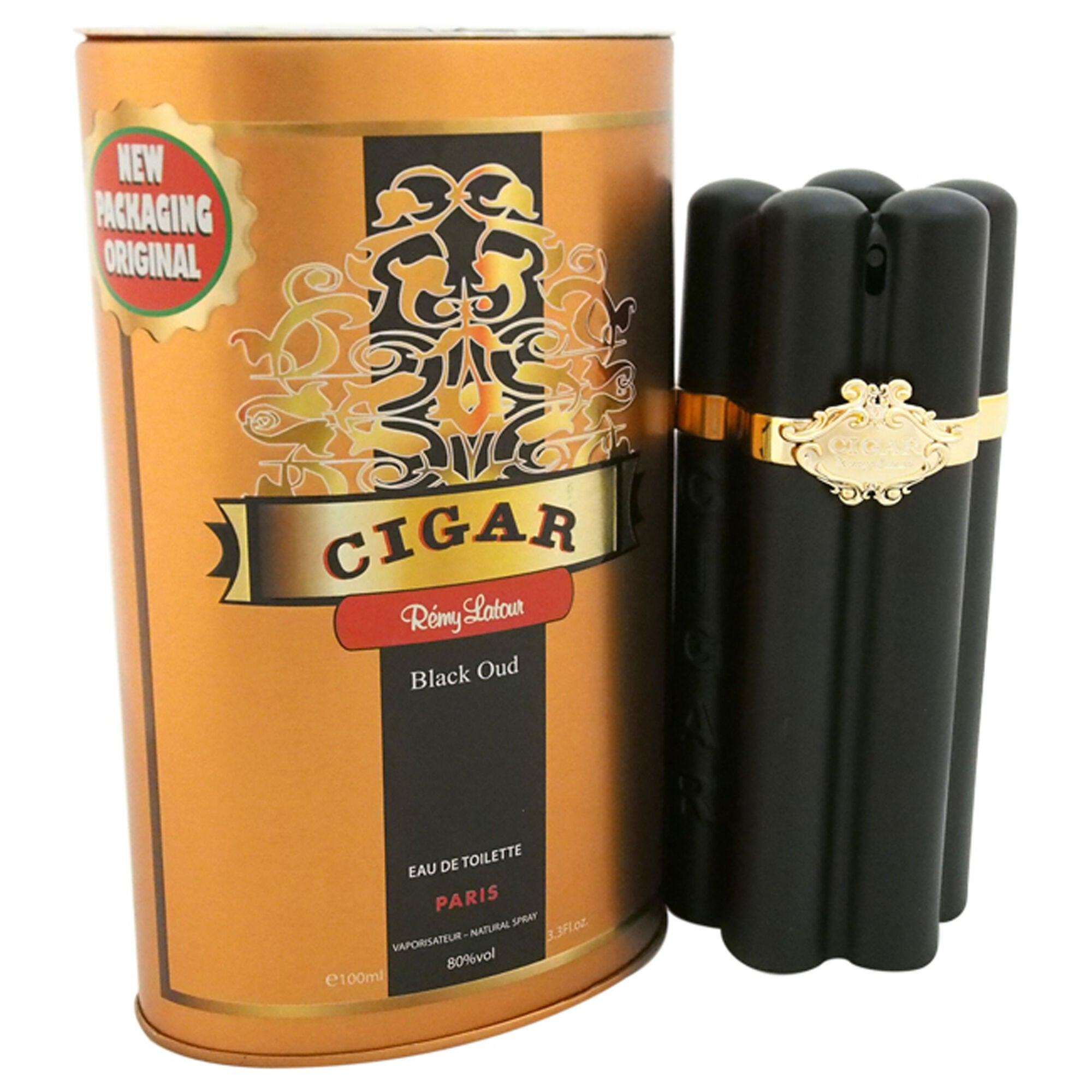 Cigar Black Oud by Remy Latour for Men - 3.3 oz EDT Spray, See Description, hi-res image number 0