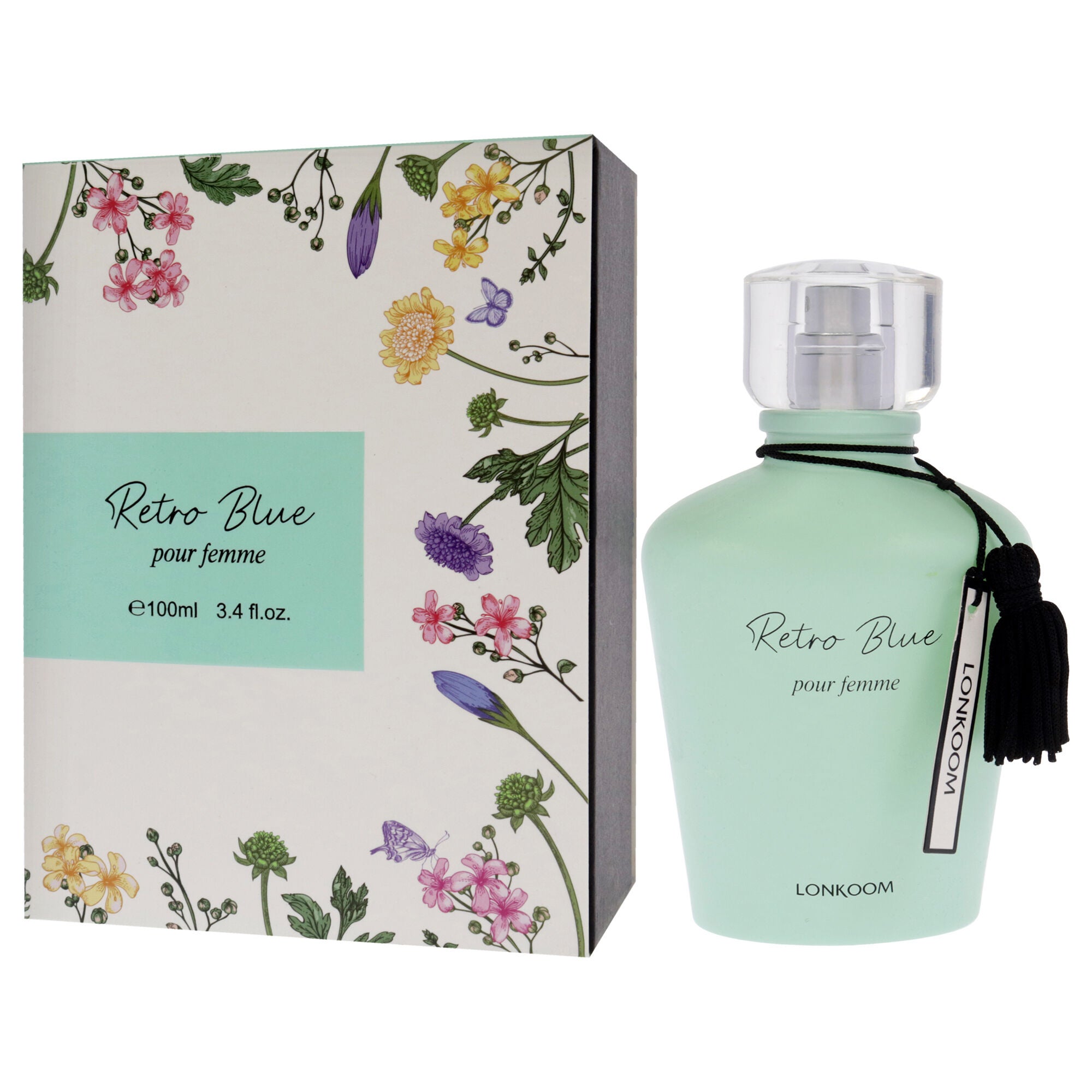 Retro Blue by Lonkoom for Women - 3.4 oz EDP Spray, See Description, alternate image number 1