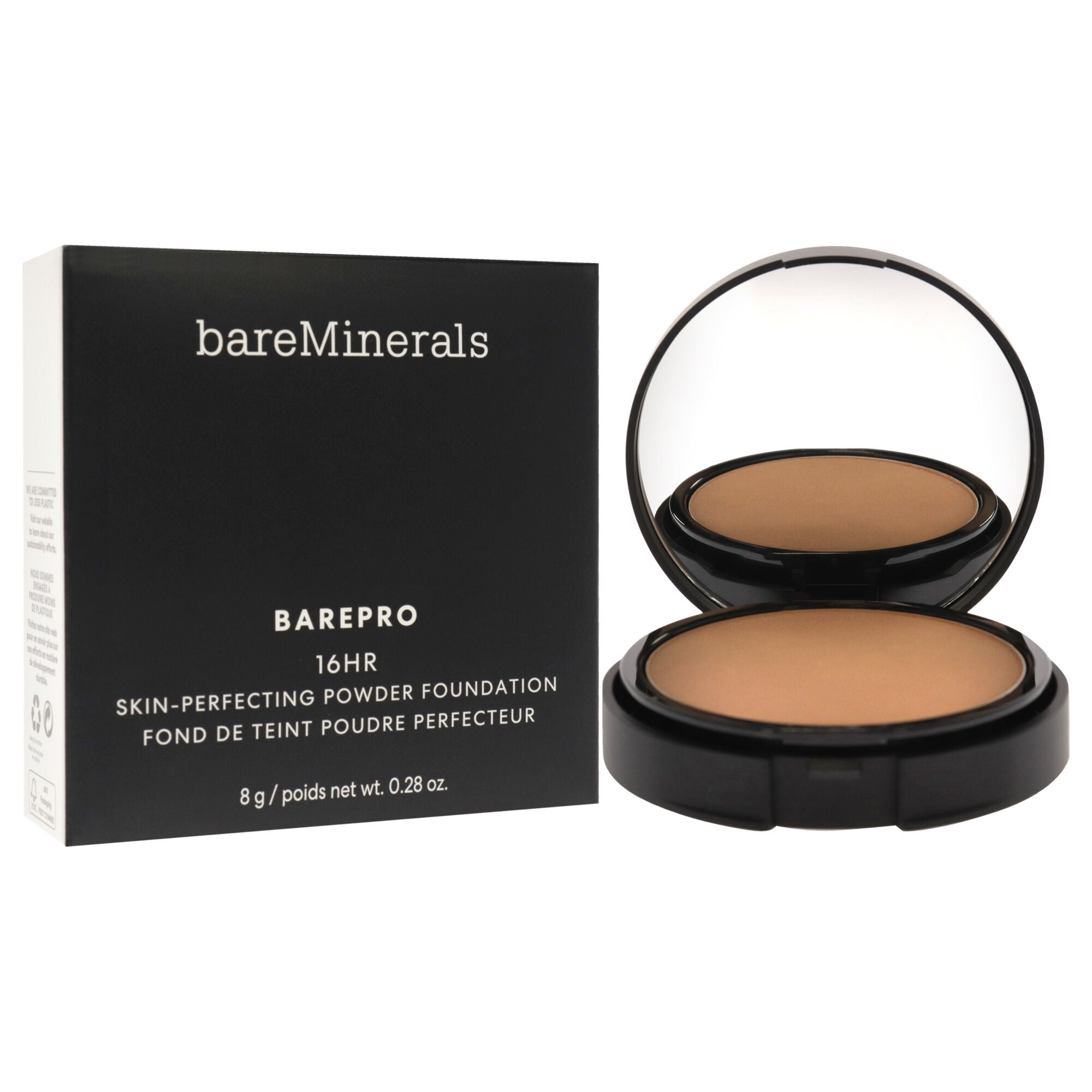 Barepro 16HR Skin Perfecting Powder Foundation - 40 Medium Deep Cool by bareMinerals for Women - 0.28 oz Foundation, See Description, alternate image number 2