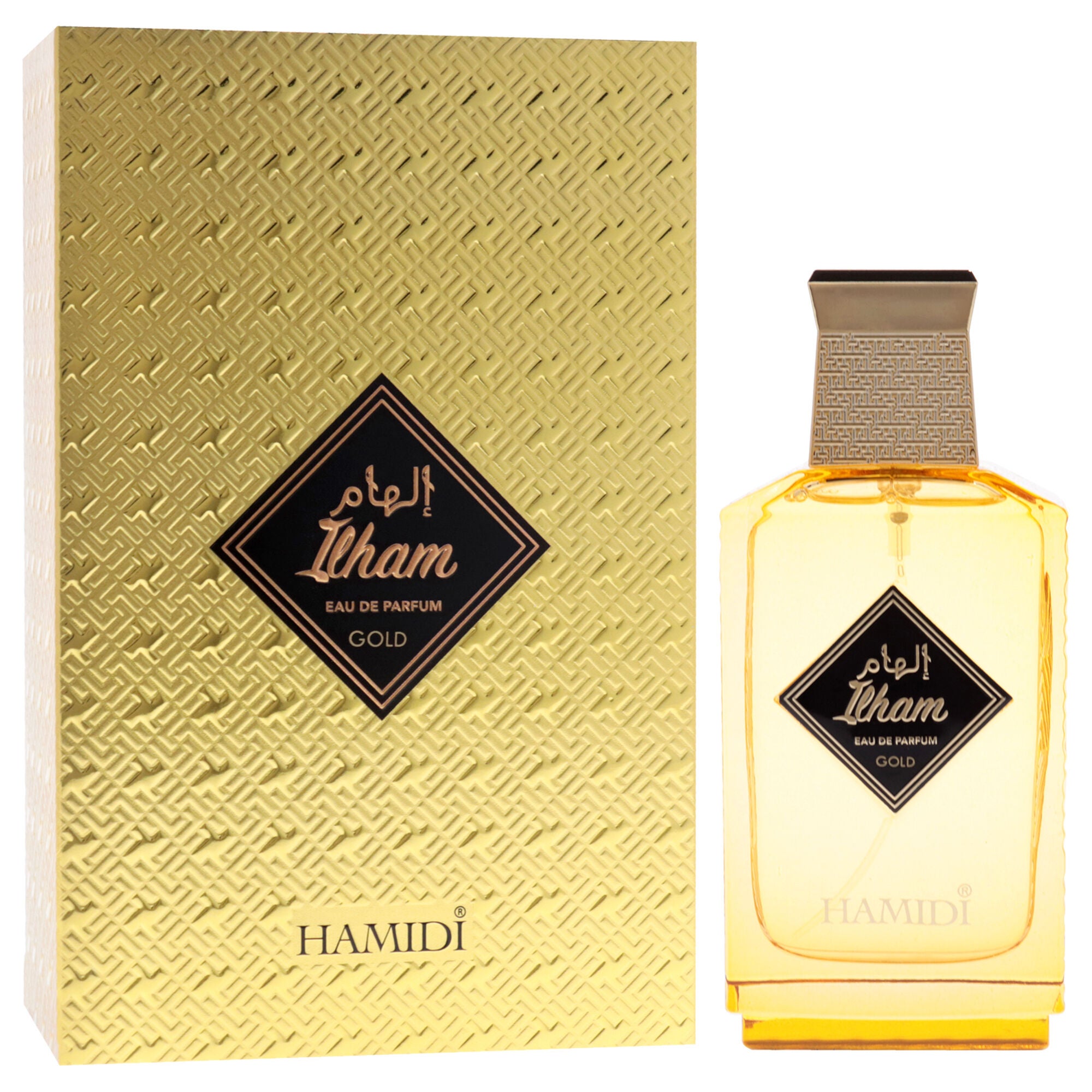 Ilham - Gold by Hamidi for Unisex - 3.4 oz EDP Spray, Clear, alternate image number 2