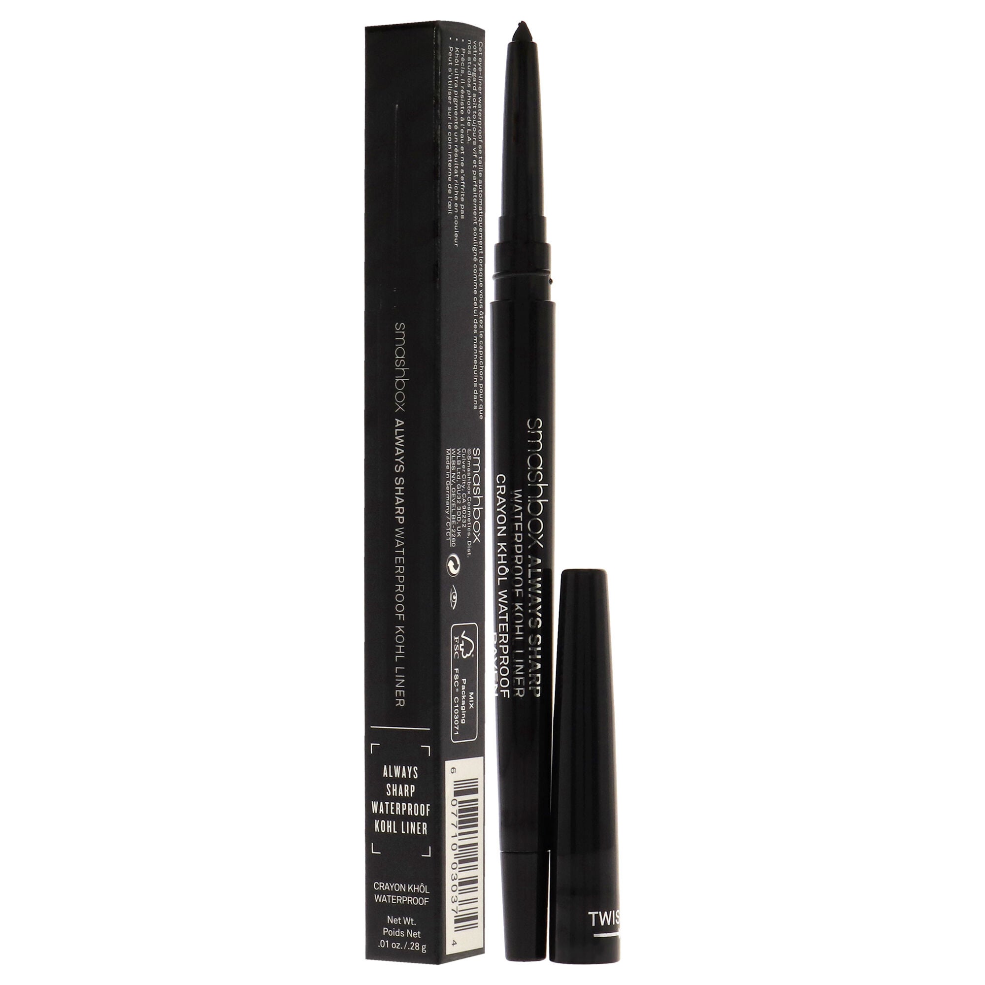 Always Sharp Waterproof Kohl Liner - Raven by SmashBox for Women - 0.01 oz Eyeliner, , alternate image number 7