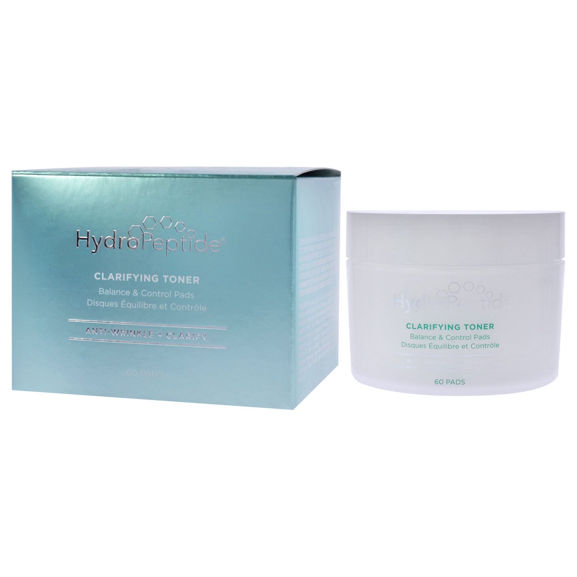 Clarifying Toner Balance and Control Pads by Hydropeptide for Unisex - 60 Pc Pads, , alternate image number 7