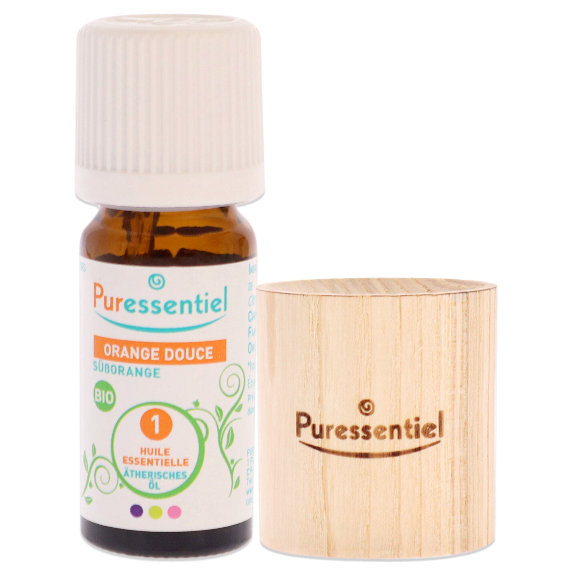 My Wooden Diffuser Kit by Puressentiel for Unisex - 2 Pc 0.3oz Organic Essential Oil - Sweet Orange, 1 Pc Wooden Diffuser, , alternate image number 5
