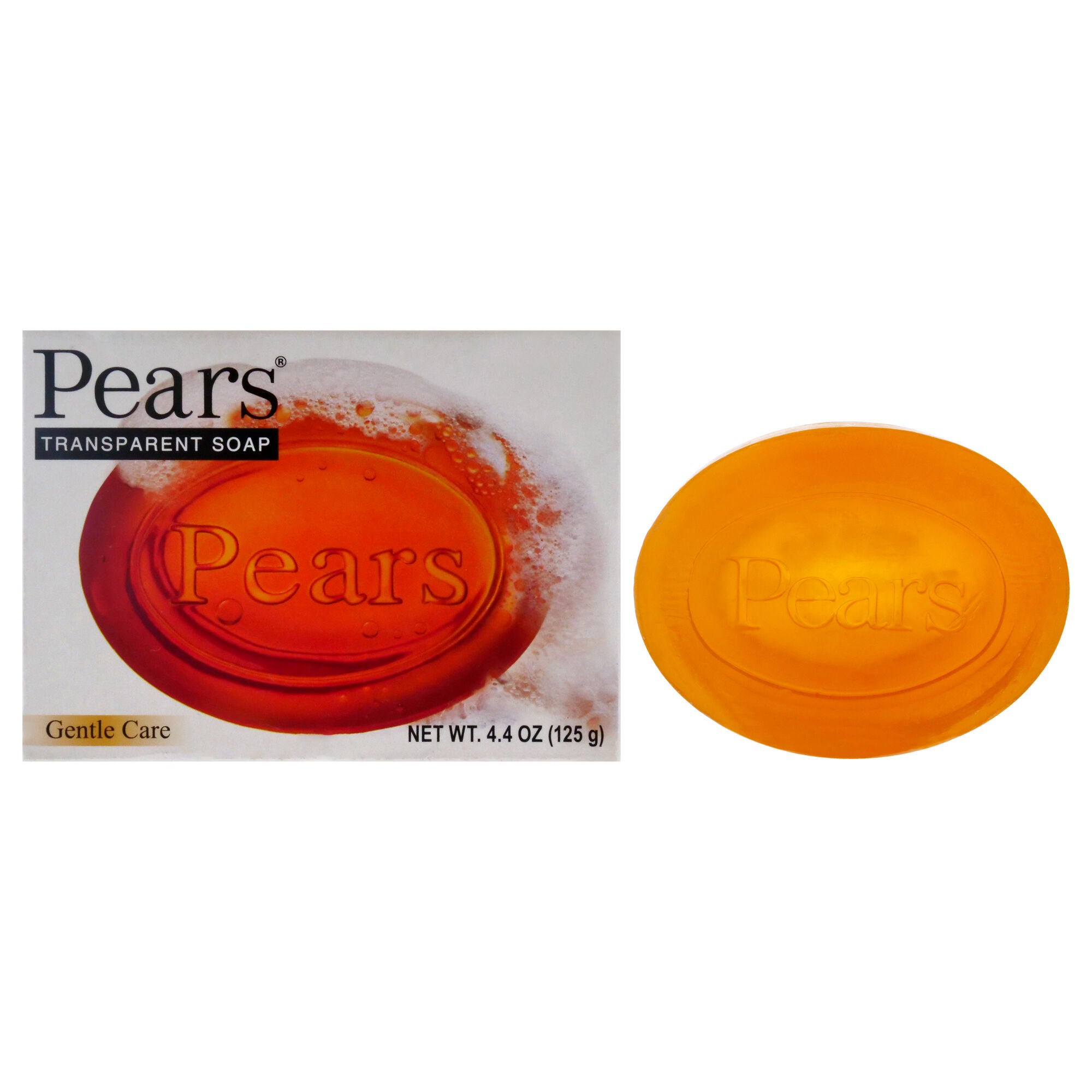 Gentle Care Transparent Bar by Pears for Unisex - 4.4 oz Soap, See Description, hi-res image number 0