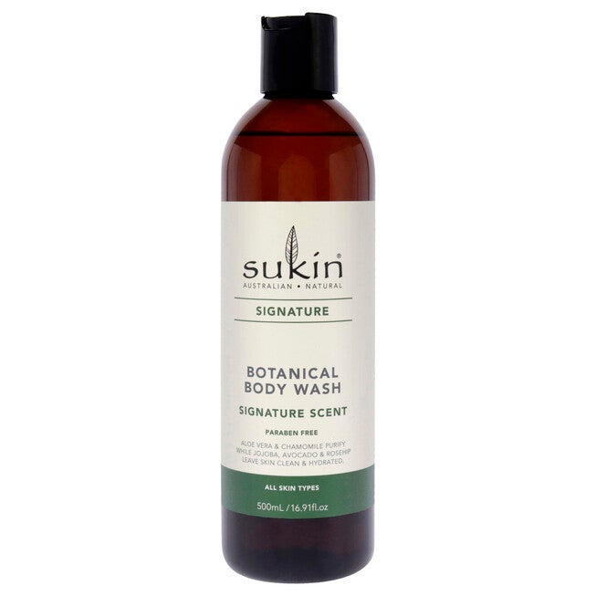 Signature Botanical Body Wash by Sukin for Women - 16.9 oz Body Wash, NA, hi-res image number null