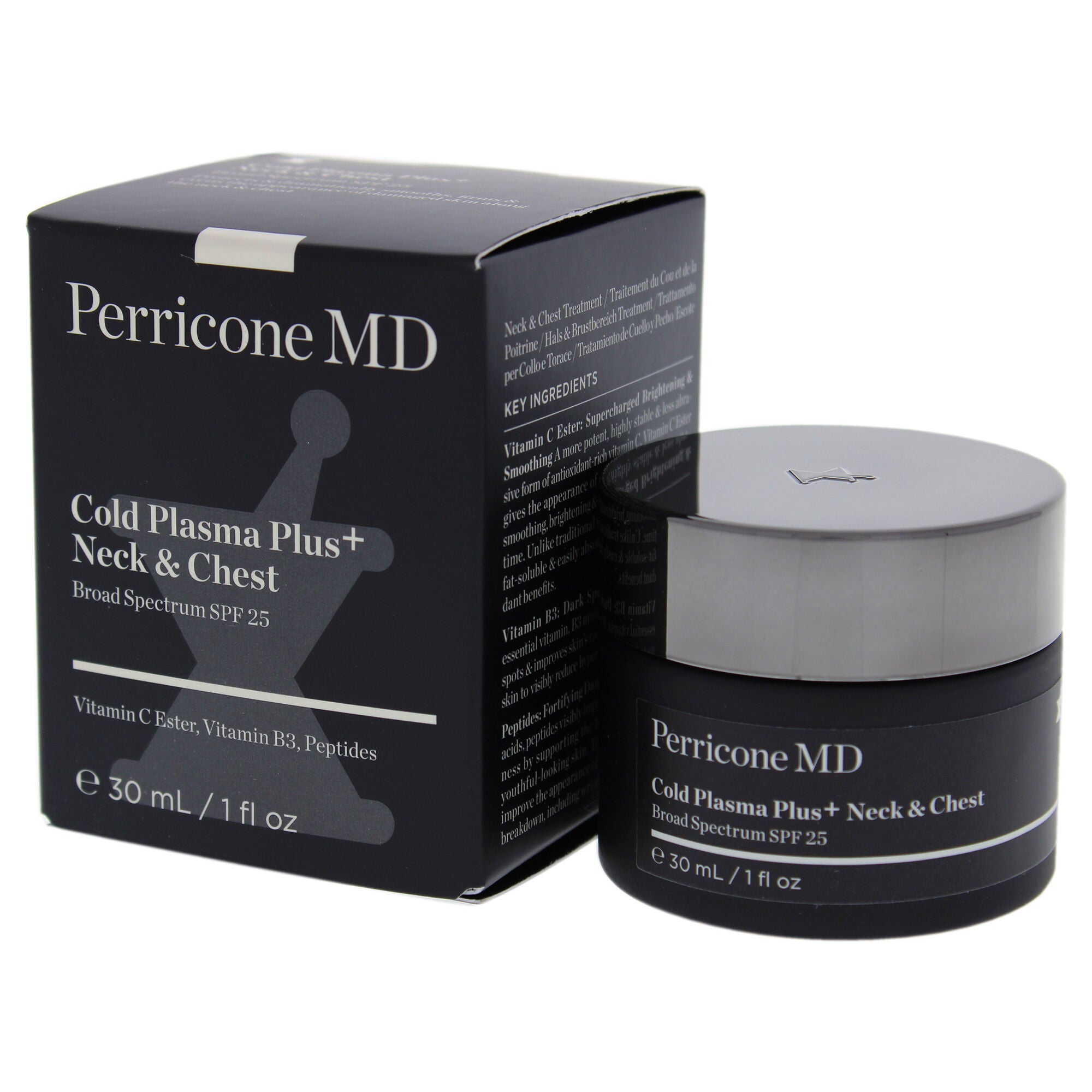 Cold Plasma Plus Neck and Chest SPF 25 by Perricone MD for Unisex - 1 oz Moisturizer, , alternate image number 8