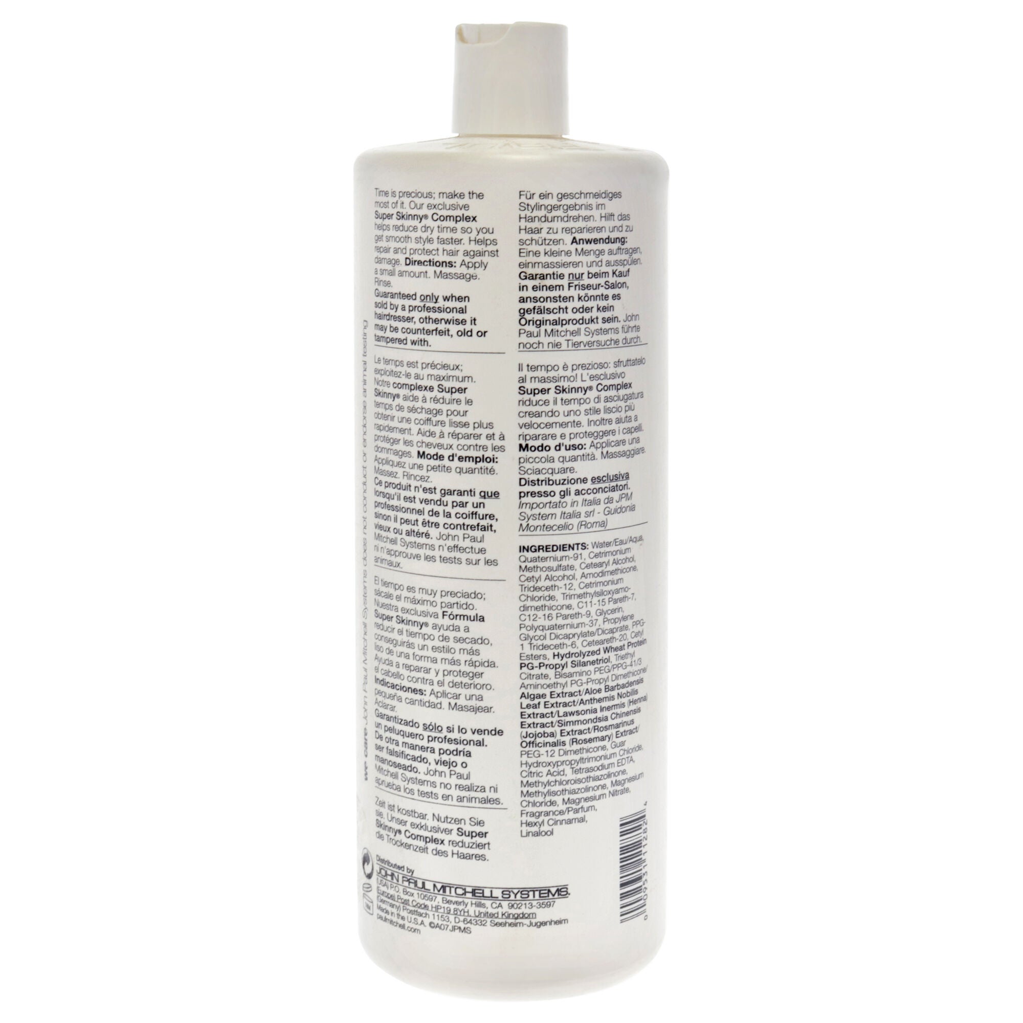 Super Skinny Treatment by Paul Mitchell for Unisex - 33.8 oz Treatment, See Description, alternate image number 3