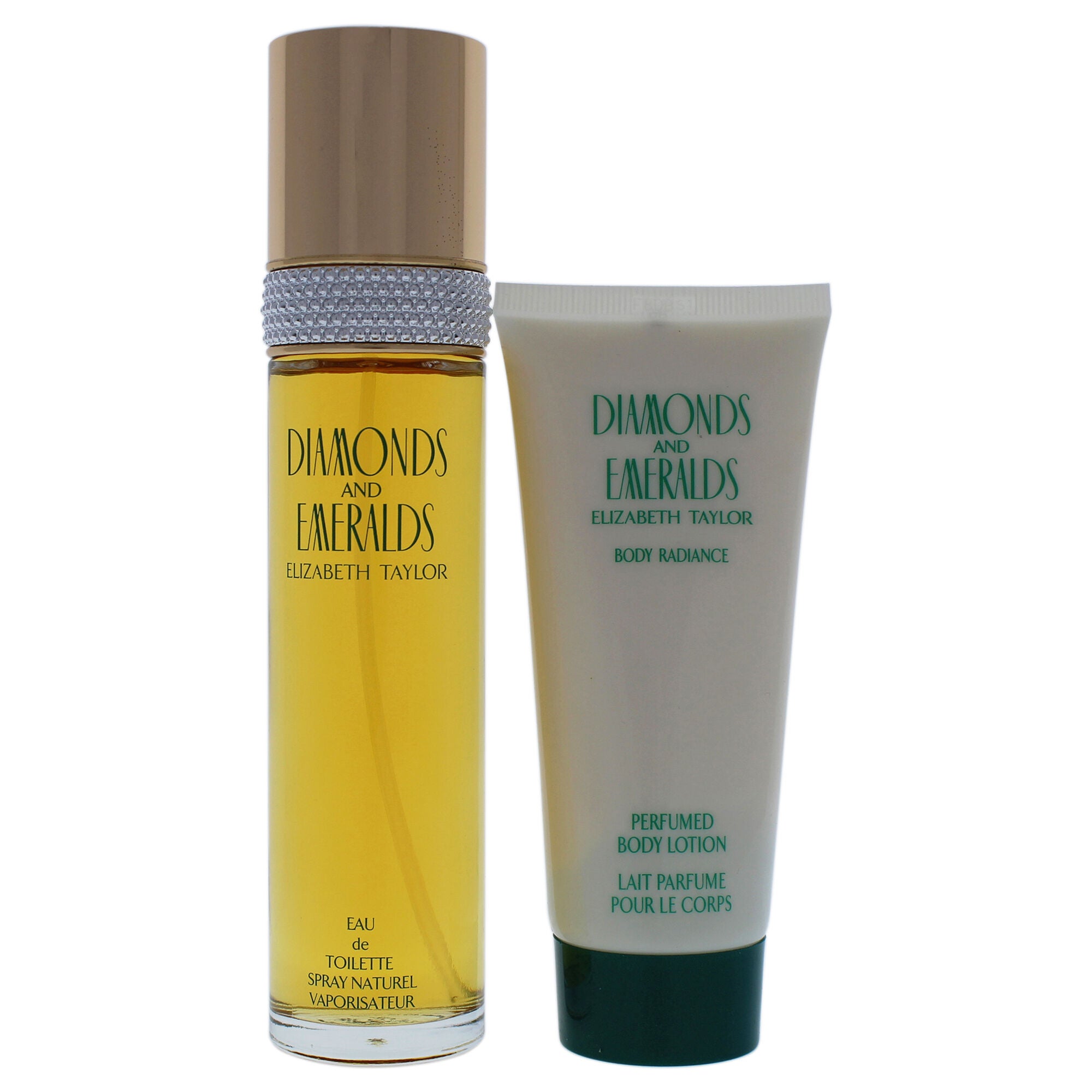 Diamonds and Emeralds by Elizabeth Taylor for Women - 2 pc Gift Set 3.4 oz EDT Spray and 3.4 oz Body Lotion, See Description, alternate image number 4