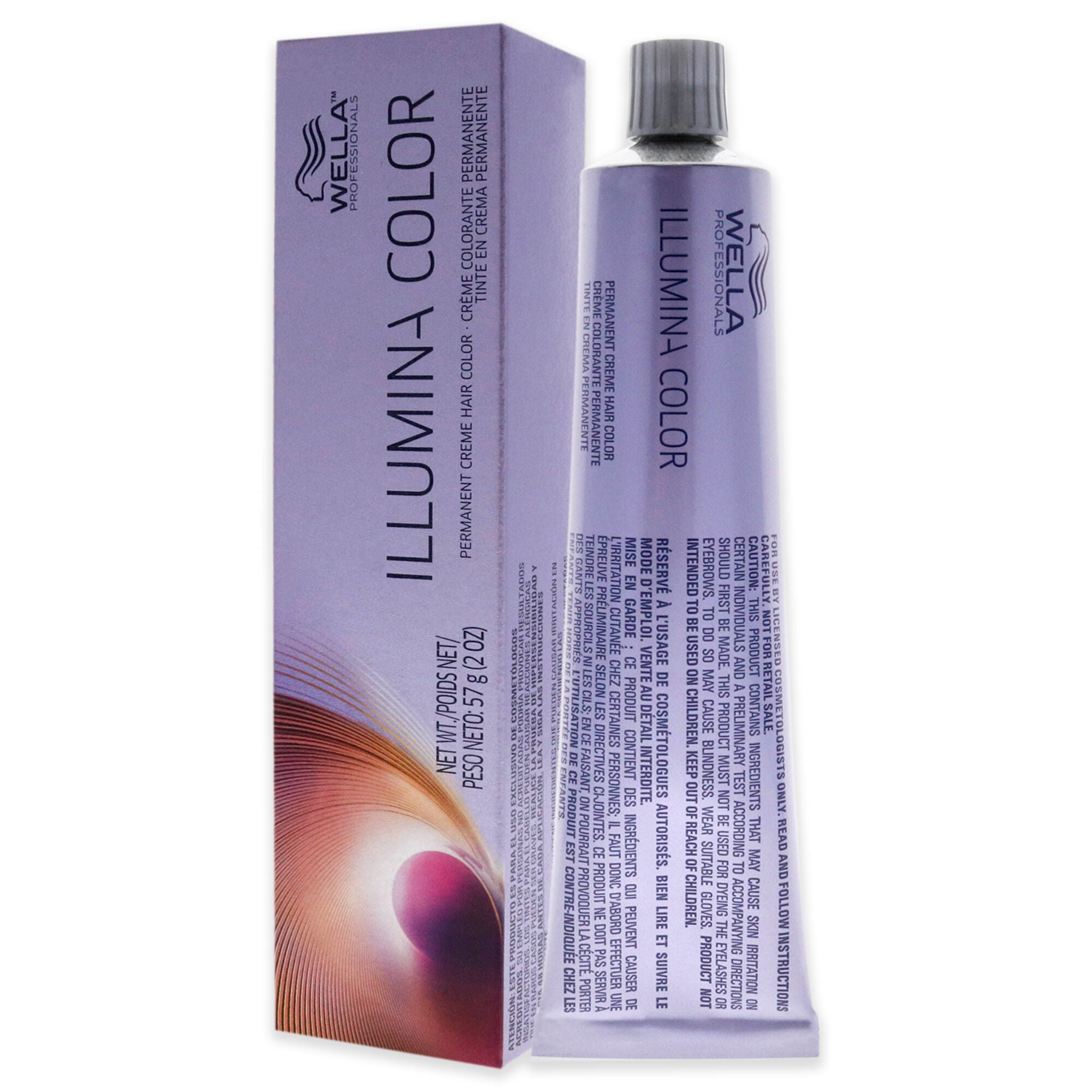 Illumina Color Permanent Creme Hair Color - 5 43 Light Brown-Red Gold by Wella for Unisex - 2 oz Hair Color, See Description, alternate image number 3