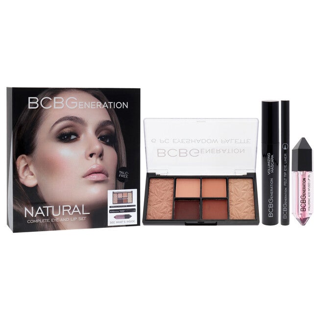 Natural Complete Eye and Lip Set by BCBGeneration Cosmetics for Women - 4 Pc, NA, alternate image number null