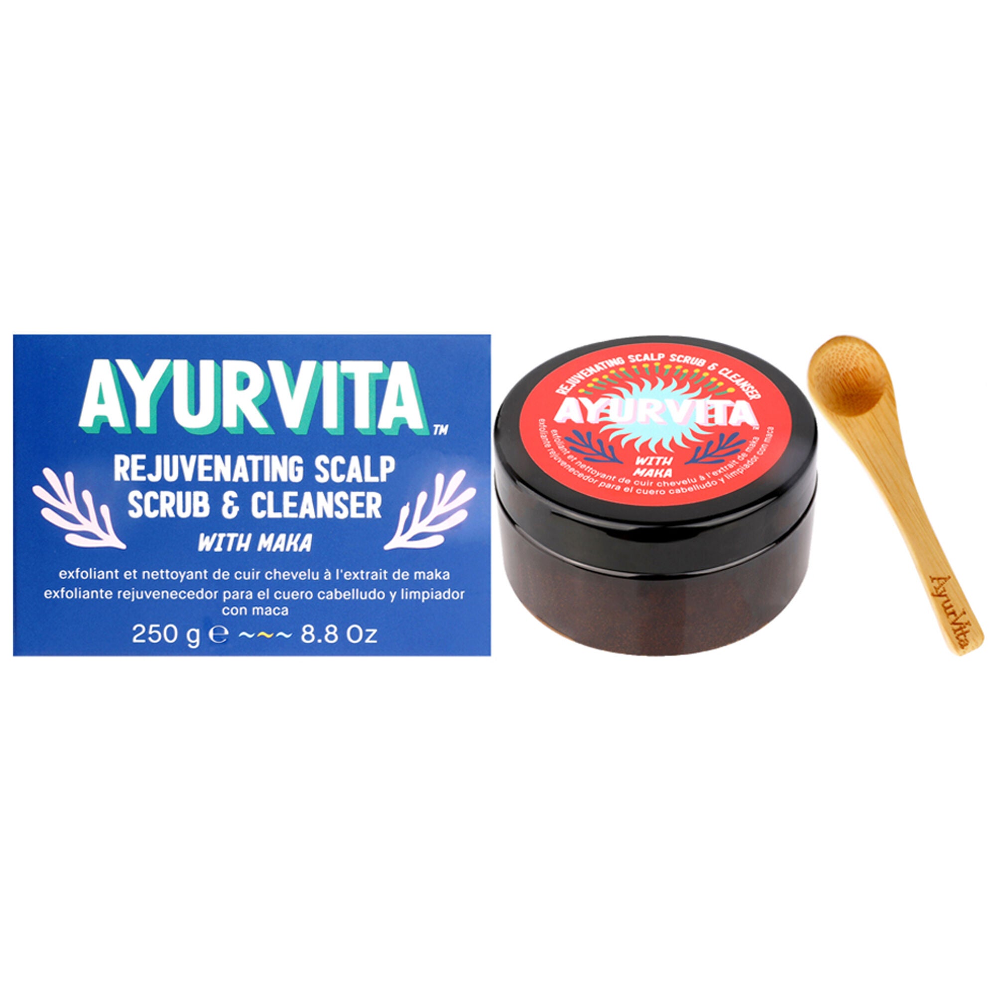 Neem and Reetha Ultra Nourishing Maka restorative Hair Scalp Kit by AyurVita for Unisex - 4 Pc Kit, See Description, alternate image number 2