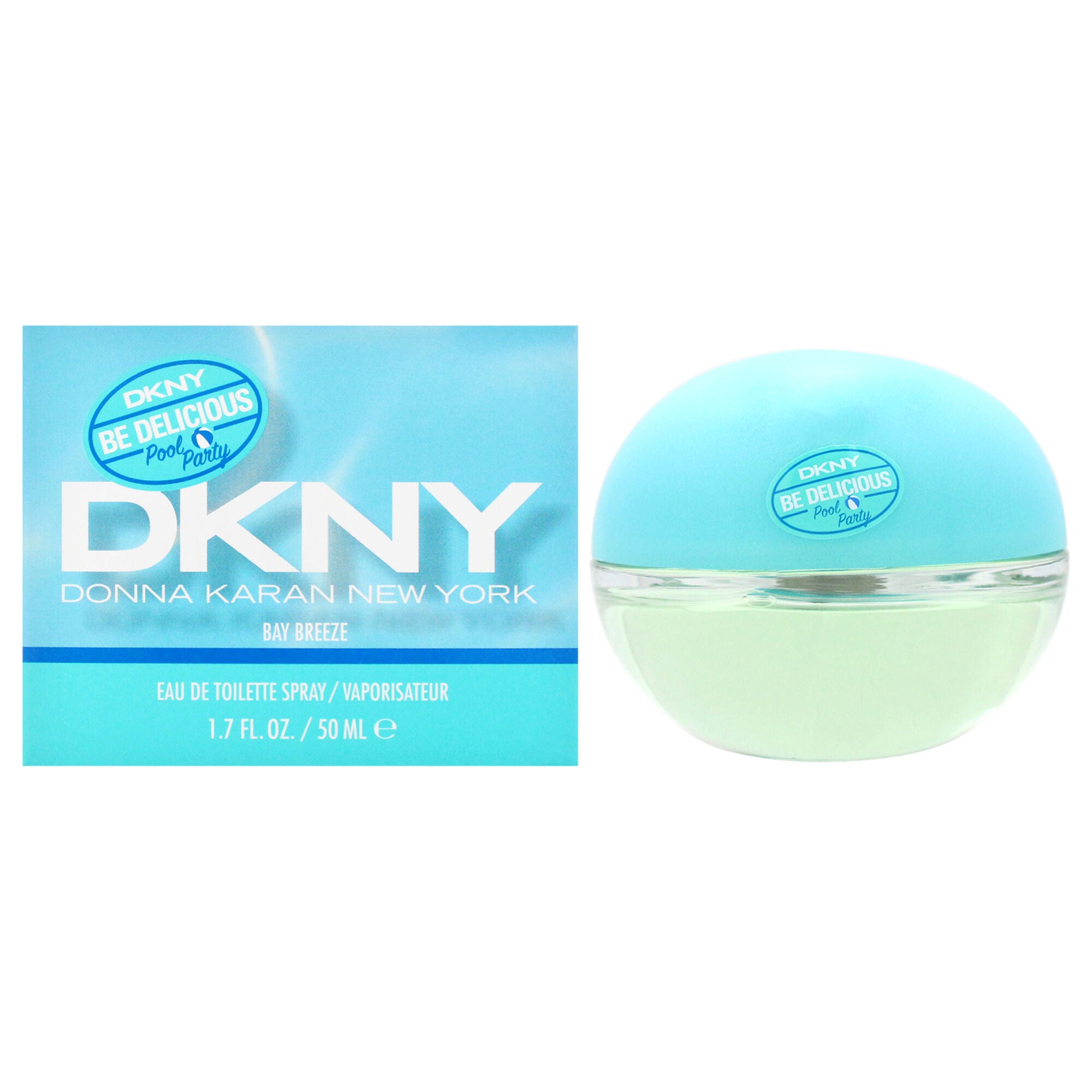 DKNY Be Delicious Pool Party - Bay Breeze by Donna Karan for Women - 1.7 oz EDT Spray, Clear, hi-res image number 0