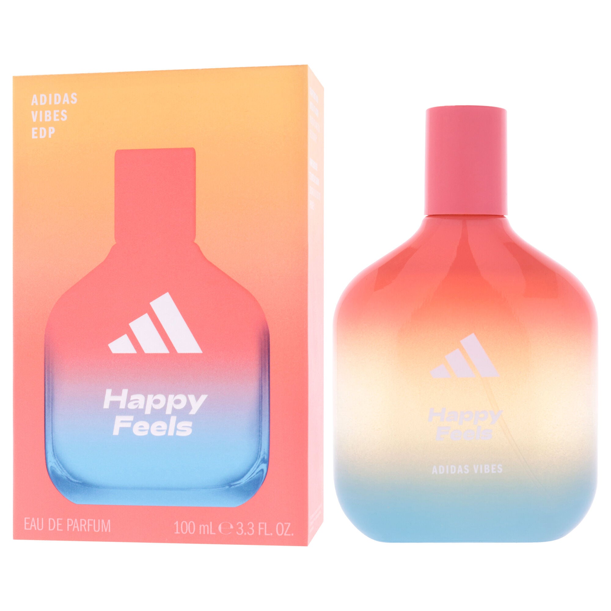 Adidas Vibes - Happy Feels by Adidas for Unisex - 3.3 oz EDP Spray, Clear, alternate image number 3