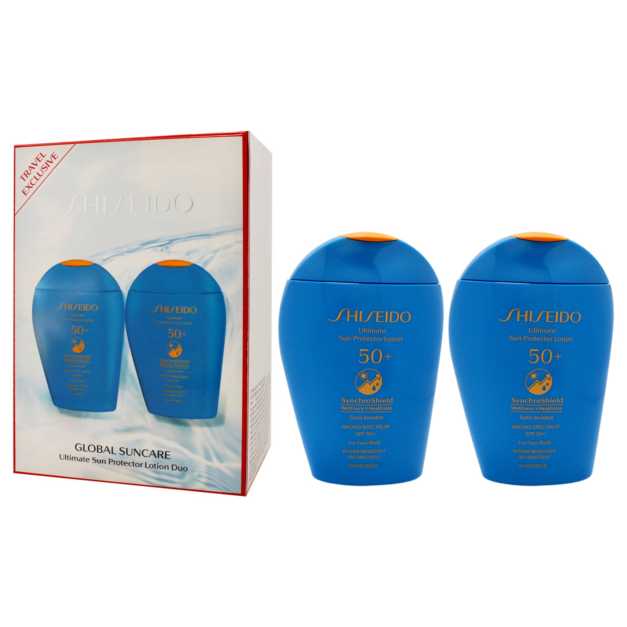 Ultimate Sun Protector Lotion SPF 50 Plus Duo by Shiseido for Women - 2 x 5 oz Lotion, See Description, alternate image number 3