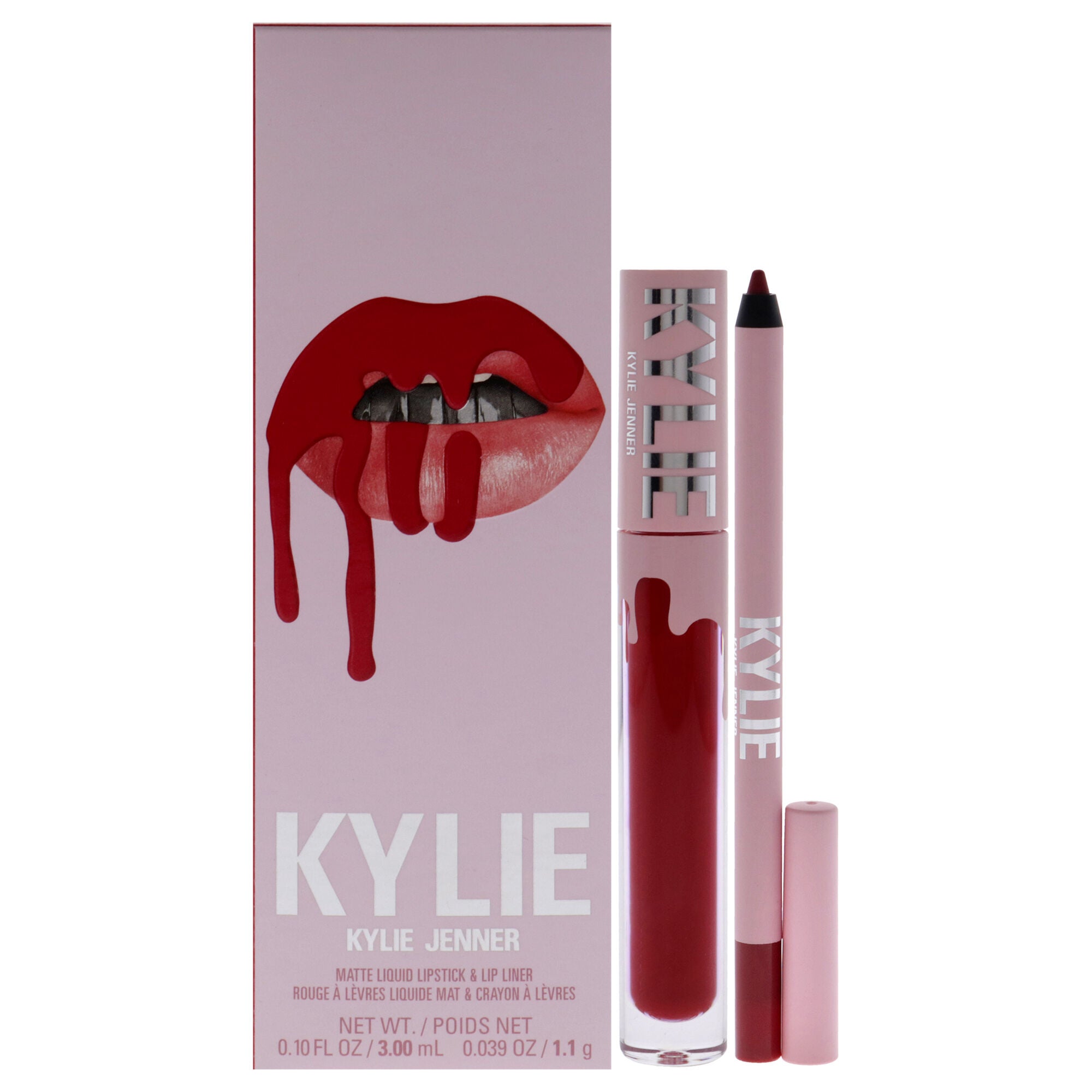 Matte Lip Kit - 402 Mary Jo K by Kylie Cosmetics for Women - 2 Pc 0.10oz Matte Liquid Lipstick, 0.039oz Lip Liner, See Description, hi-res image number 0