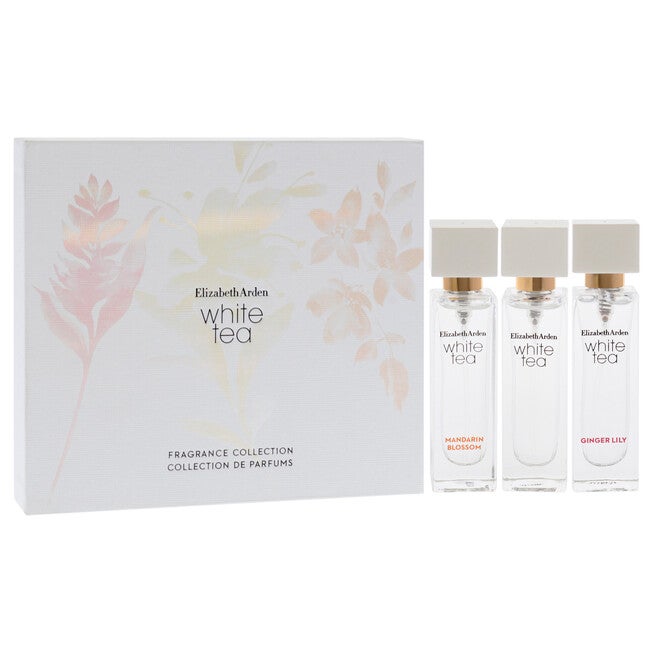 White Tea by Elizabeth Arden for Women - 3 Pc Mini Gift Set 10ml Ginger Lily EDT Spray, 10ml White Tea EDT Spray, 10ml Mandarin Blossom EDT Spray, NA, alternate image number null
