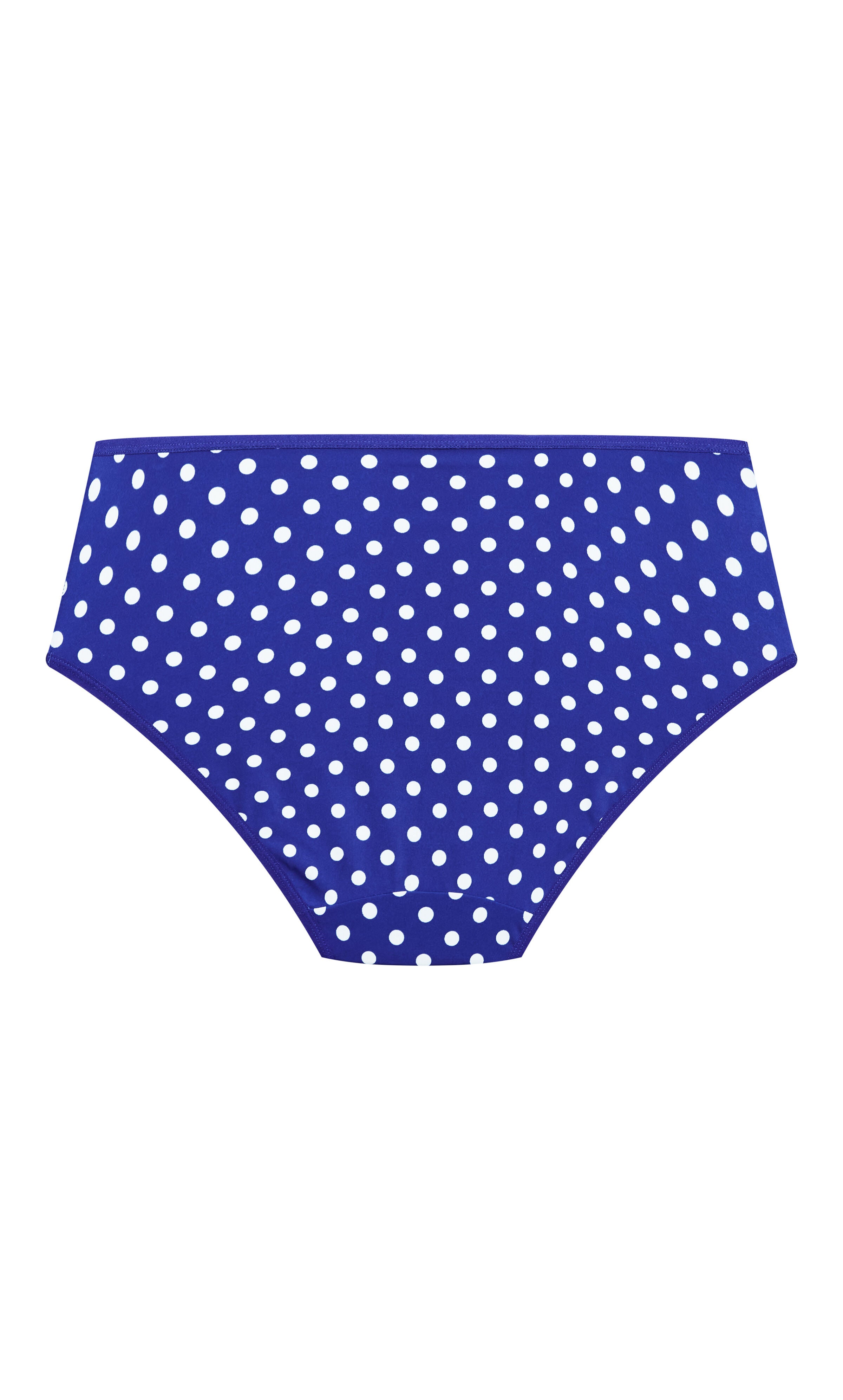 Microfiber Print Hi Cut Brief - cobalt, , alternate image number 3