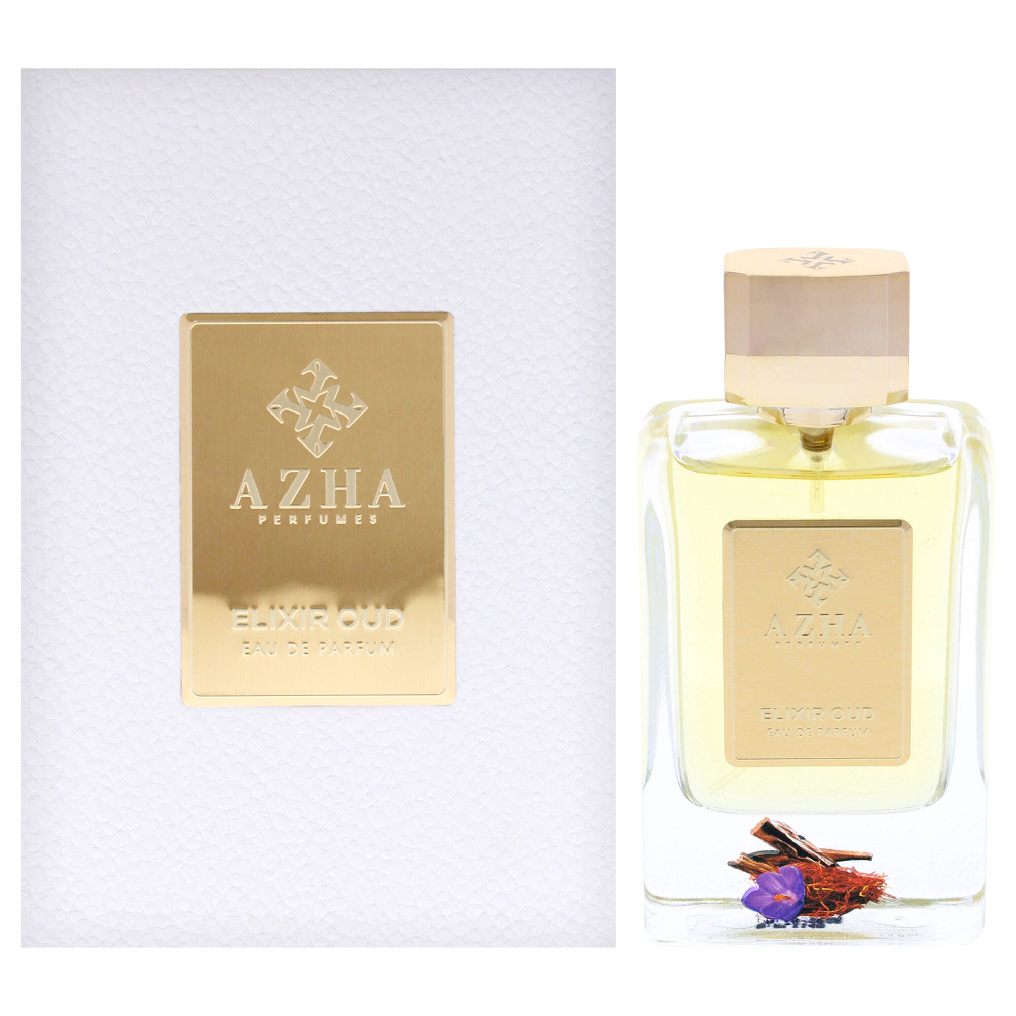 Premium Collection - Elixir Oud by Azha for Unisex - 3.3 oz EDP Spray, Clear, hi-res image number 0