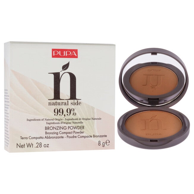 Natural Side Bronzing Powder - 002 Natural Bronze by Pupa Milano for Women - 0.28 oz Powder, NA, alternate image number null