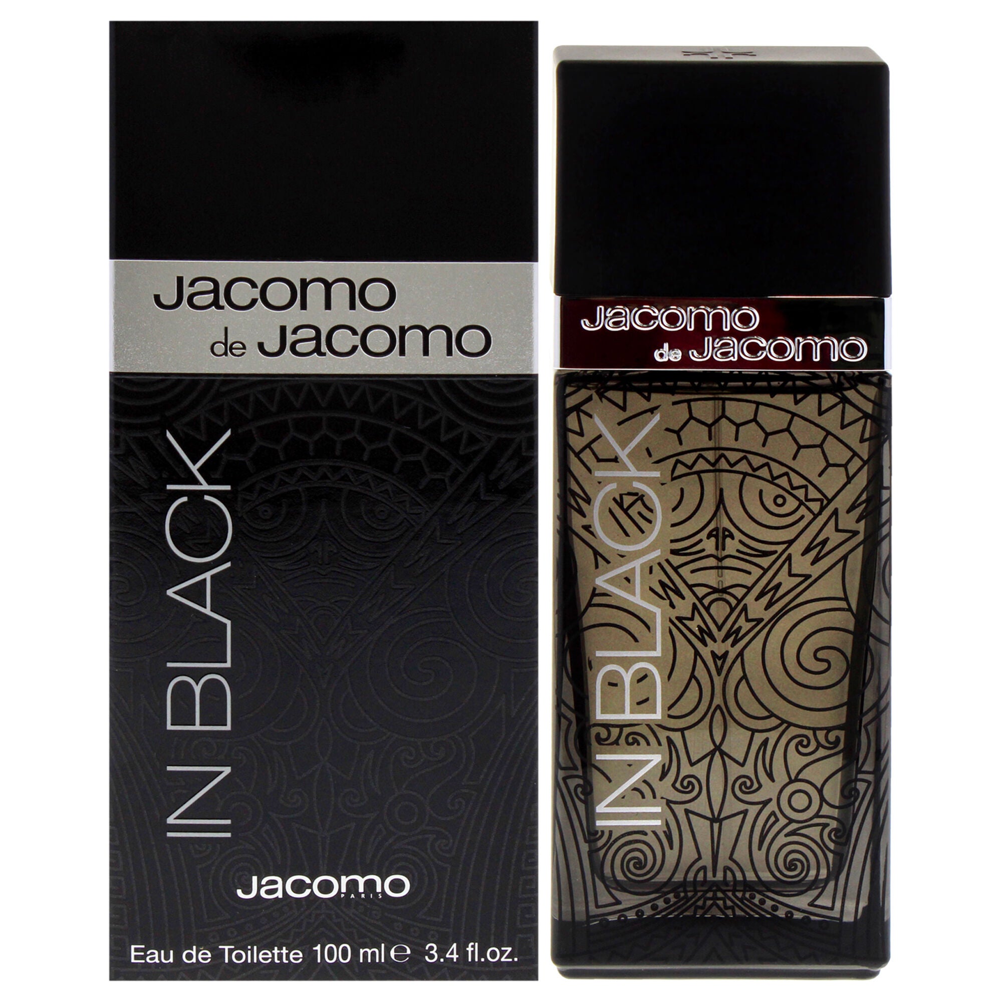 Jacomo de Jacomo In Black by Jacomo for Men - 3.4 oz EDT Spray, See Description, hi-res image number 0