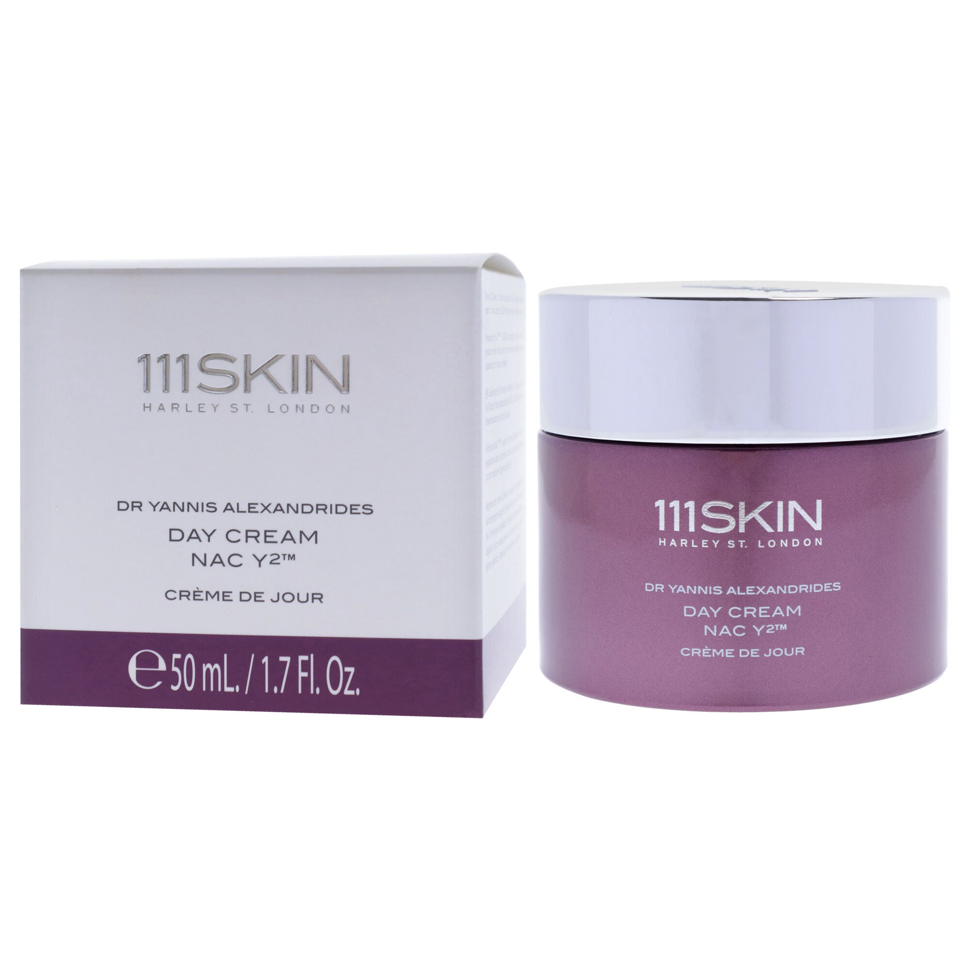 Day Cream NAC Y2 by 111Skin for Unisex - 1.7 oz Cream, White, alternate image number 3