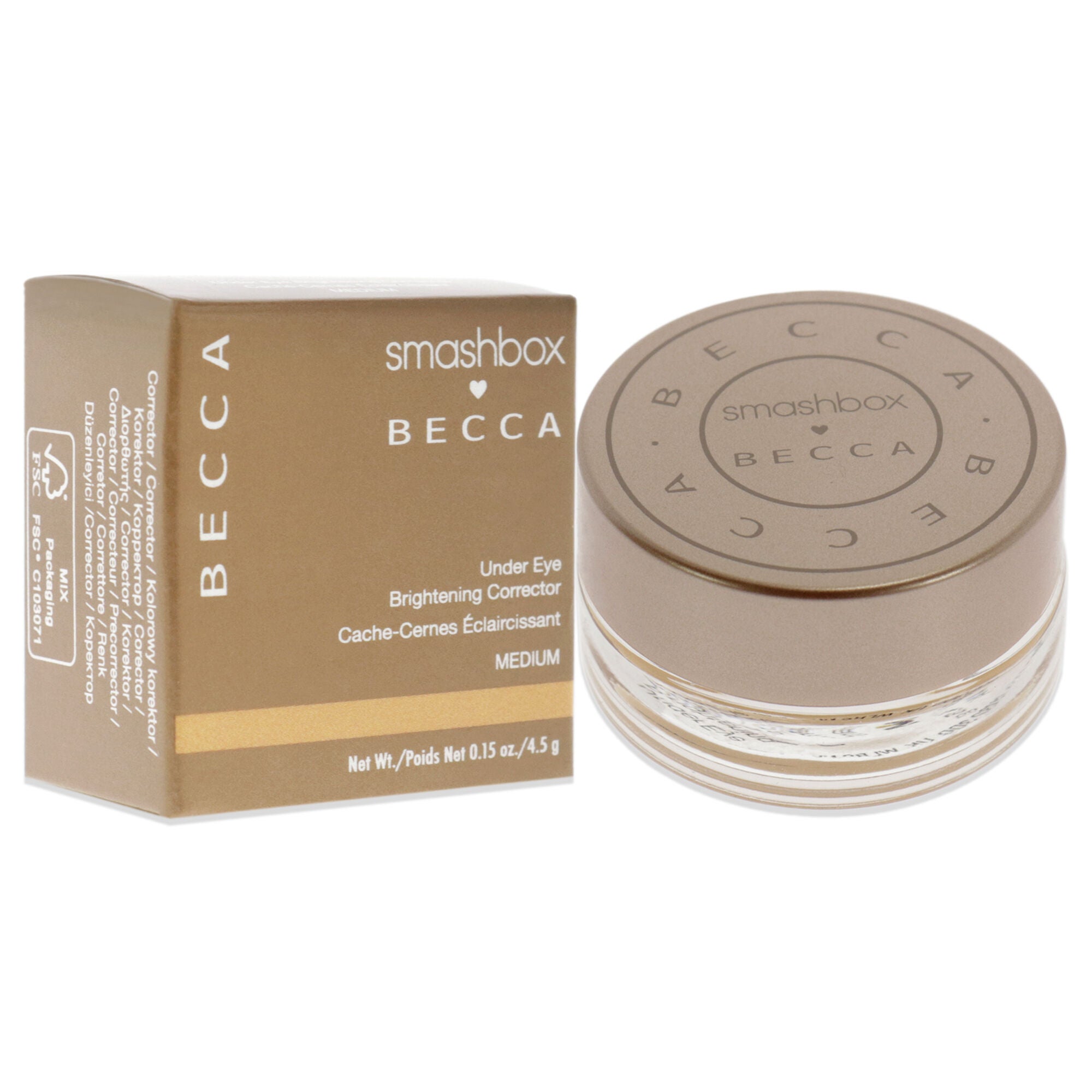 Becca Under Eye Brightening Corrector - Medium by SmashBox for Women - 0.15 oz Corrector, See Description, alternate image number 1