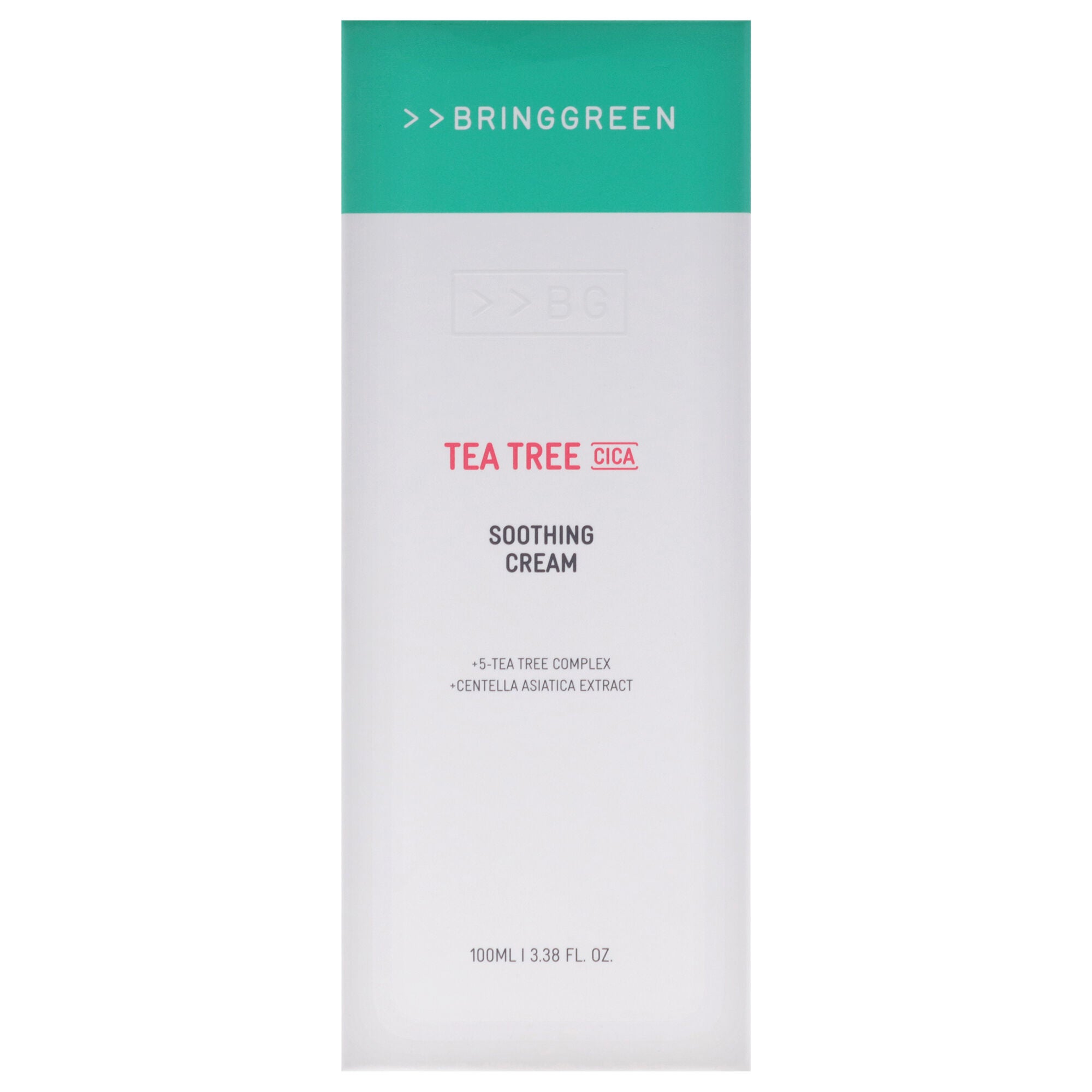Soothing Cream - Tea Tree Cica by Bring Green for Unisex - 3.38 oz Cream, White, alternate image number 4