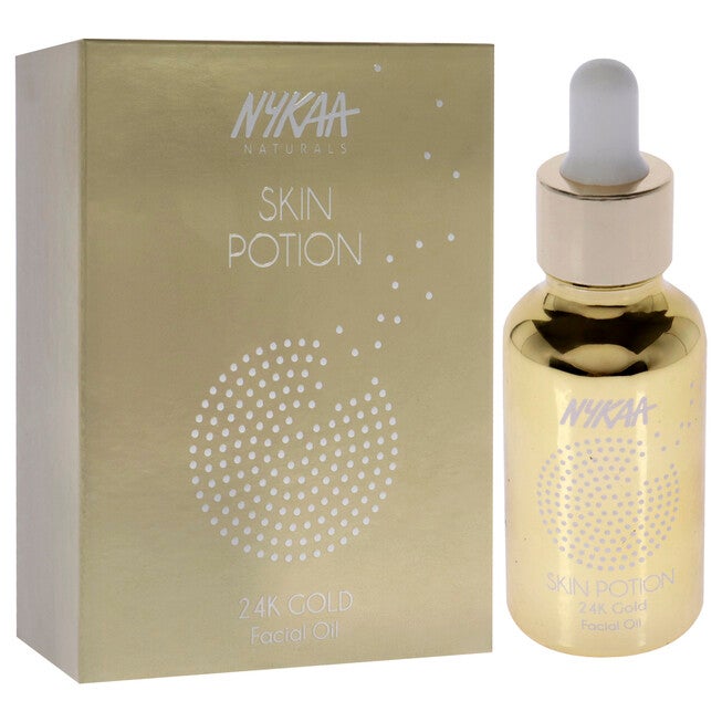 Skin Potion Facial Oil - 24K Gold by Nykaa Naturals for Women - 1 oz Oil, NA, alternate image number null