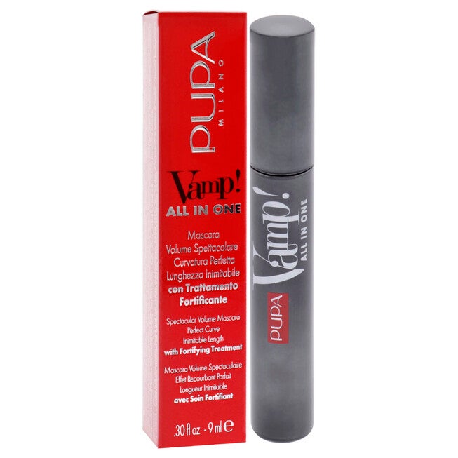 Vamp! All In One Mascara - 101 Extra Black by Pupa Milano for Women - 0.30 oz Mascara, , alternate image number null
