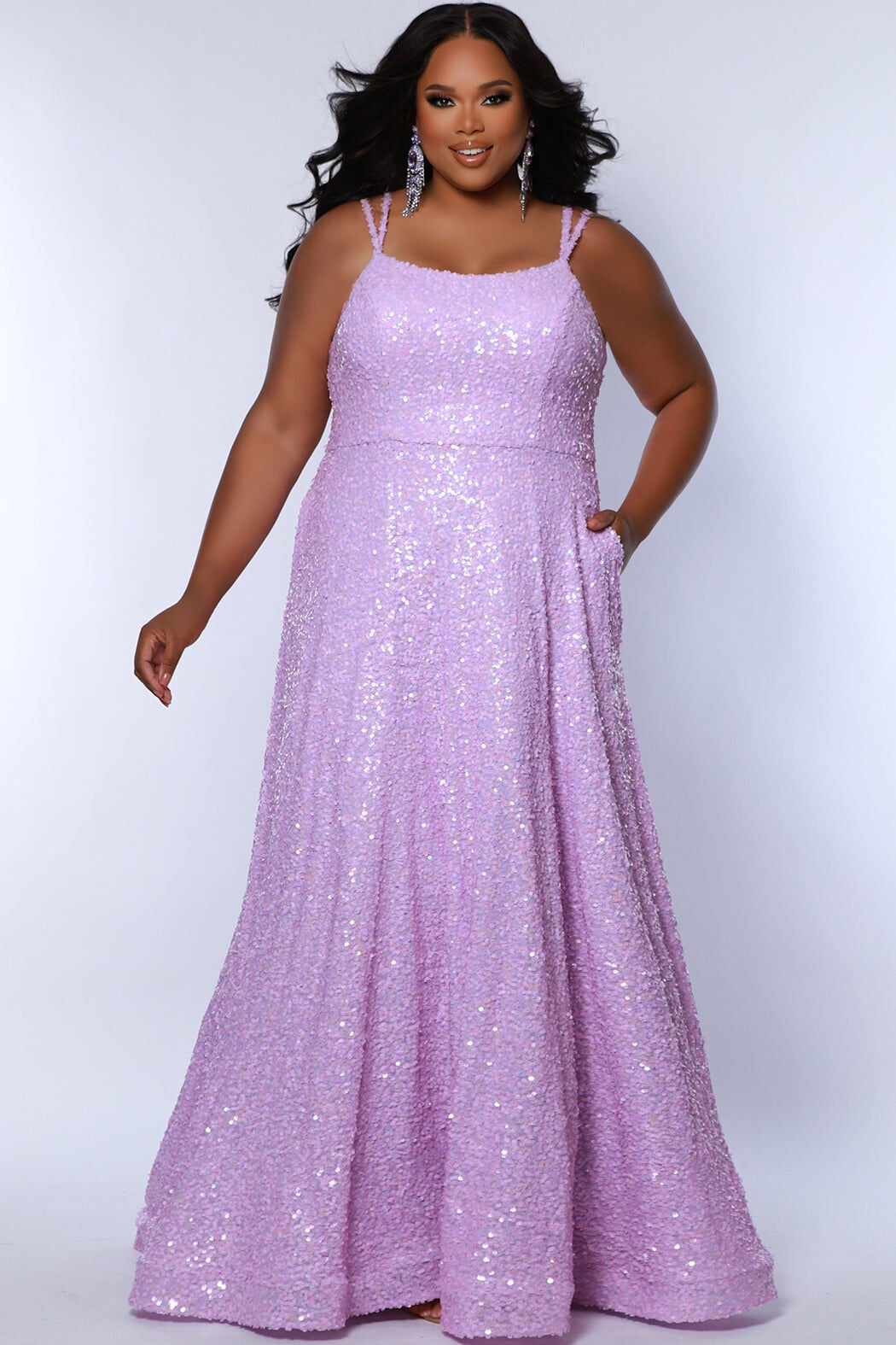 SPRING INTO ACTION FORMAL GOWN, Lilac / Lilac, hi-res image number 0