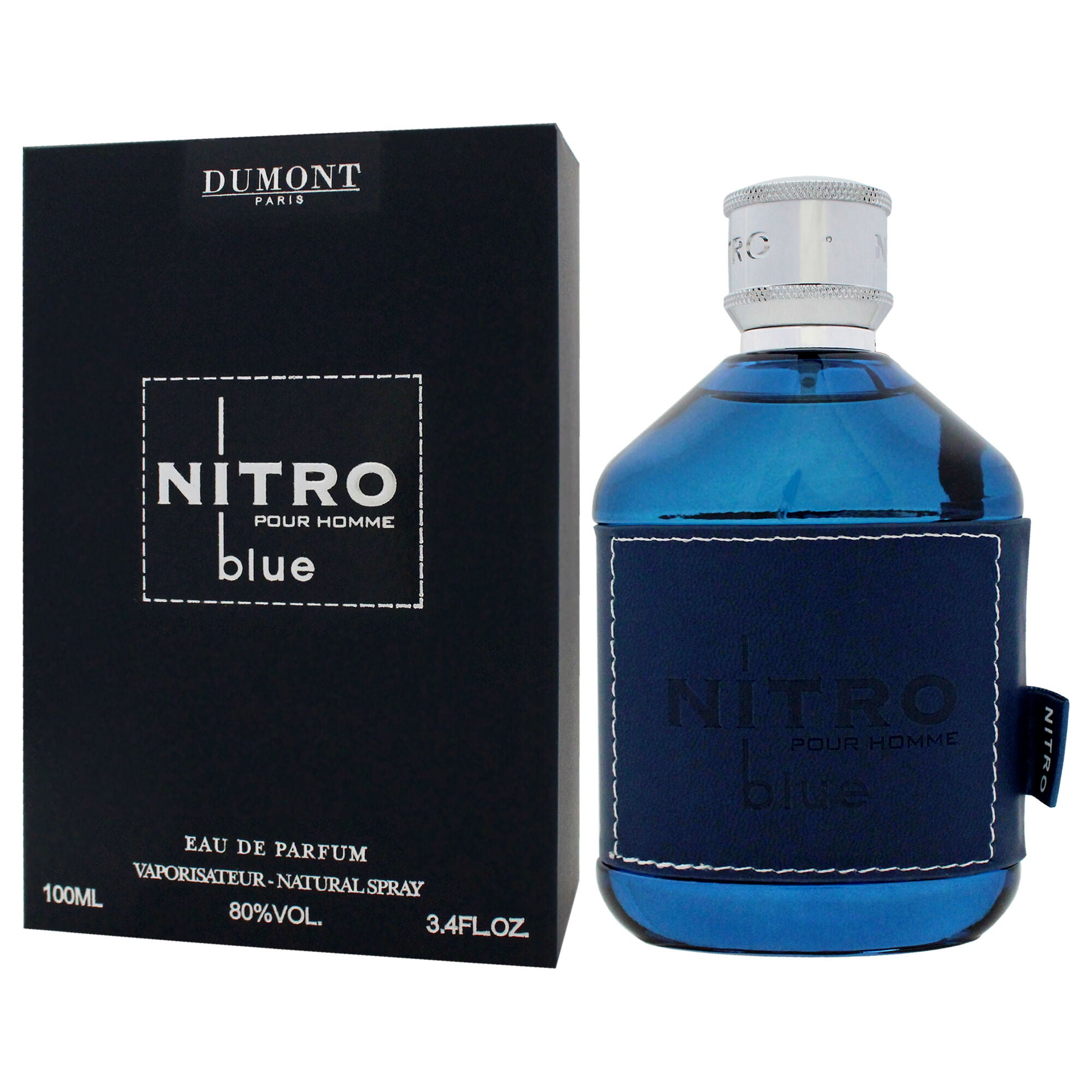 Nitro Blue by Dumont for Men - 3.4 oz EDP Spray, Clear, alternate image number 3