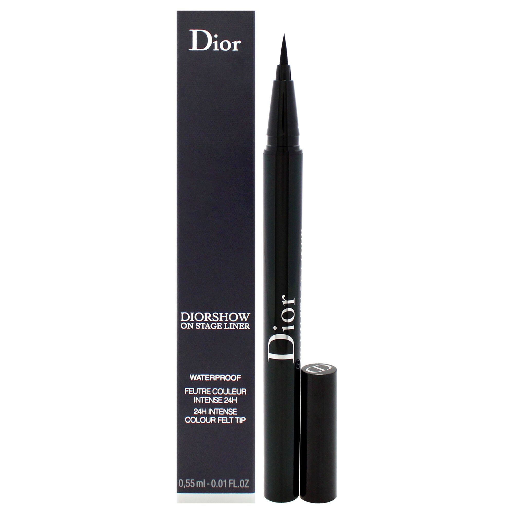 Diorshow On Stage Liquid Eyeliner Waterproof - 096 Vinyl Black by Christian Dior for Women - 0.01 oz Eyeliner, See Description, hi-res image number 0