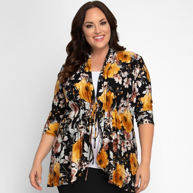 Lori Print Cardigan, , alternate image number null
