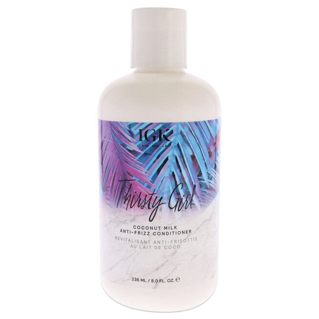 Thirsty Girl Coconut Milk Anti-Frizz Conditioner by IGK for Unisex - 8 oz Conditioner, NA, hi-res image number null