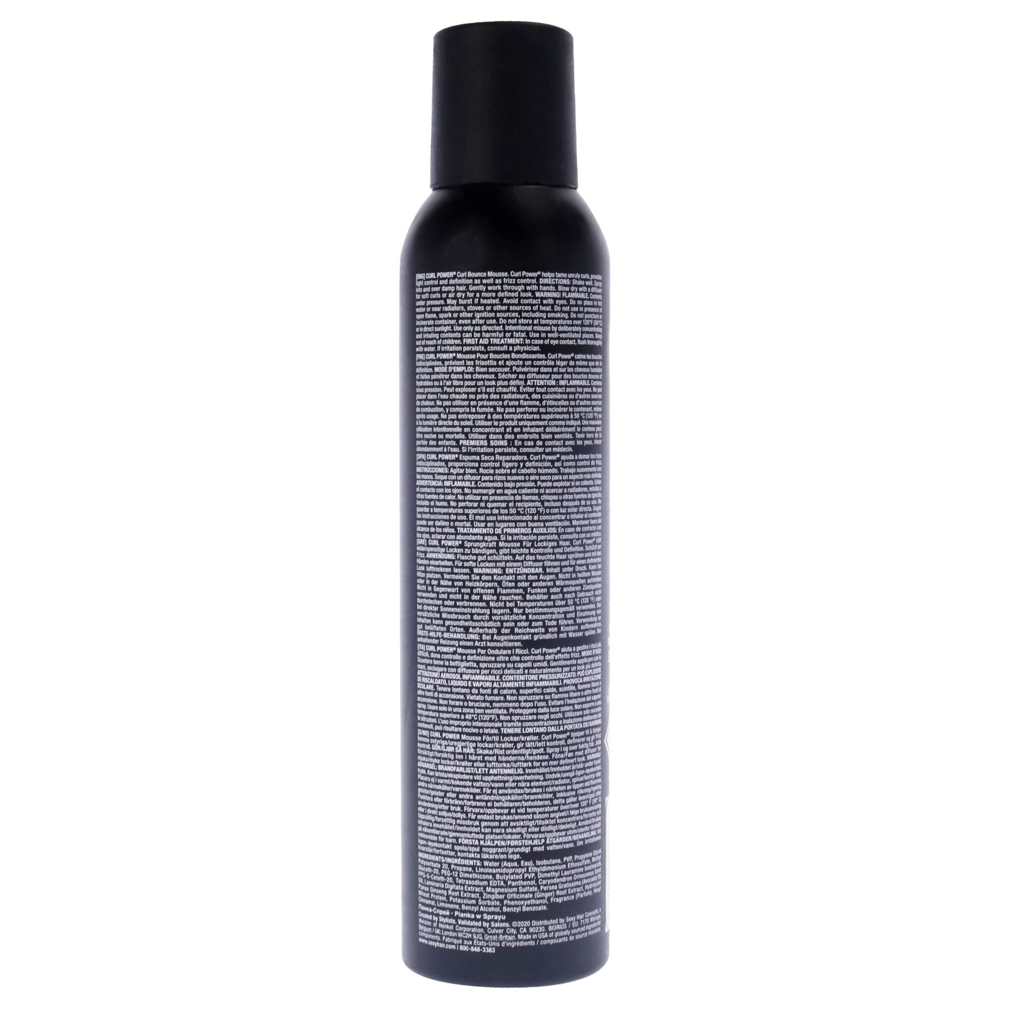 Curly Sexy Hair Curl Power Spray Foam by Sexy Hair for Unisex - 8.4 oz Mousse, , alternate image number 3