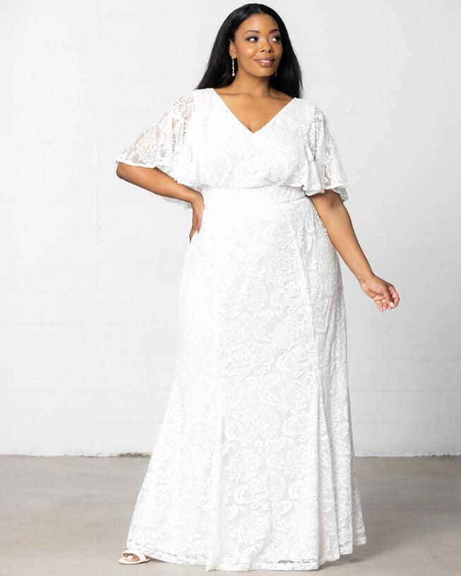 Clarissa Long Lace Wedding Dress, , alternate image number null