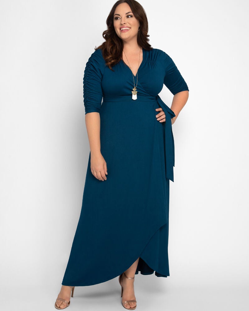 Meadow Dream Maxi Dress, Teal Topaz, hi-res image number 0
