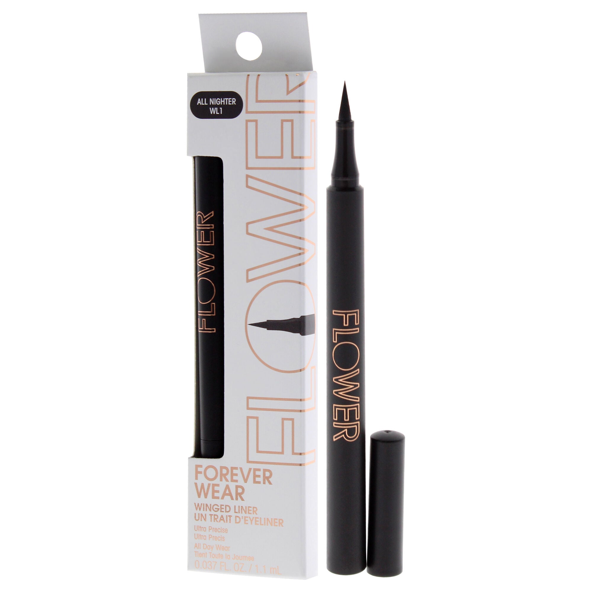 Forever Wear Winged Liner - WL1 All Nighter by Flower Beauty for Women - 0.037 oz Eyeliner, See Description, alternate image number 3