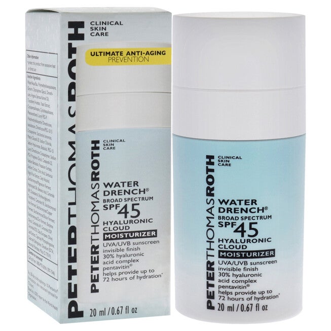 Water Drench Cloud Cream Moisturizer SPF 45 by Peter Thomas Roth for Unisex - 0.67 oz Cream, NA, alternate image number null