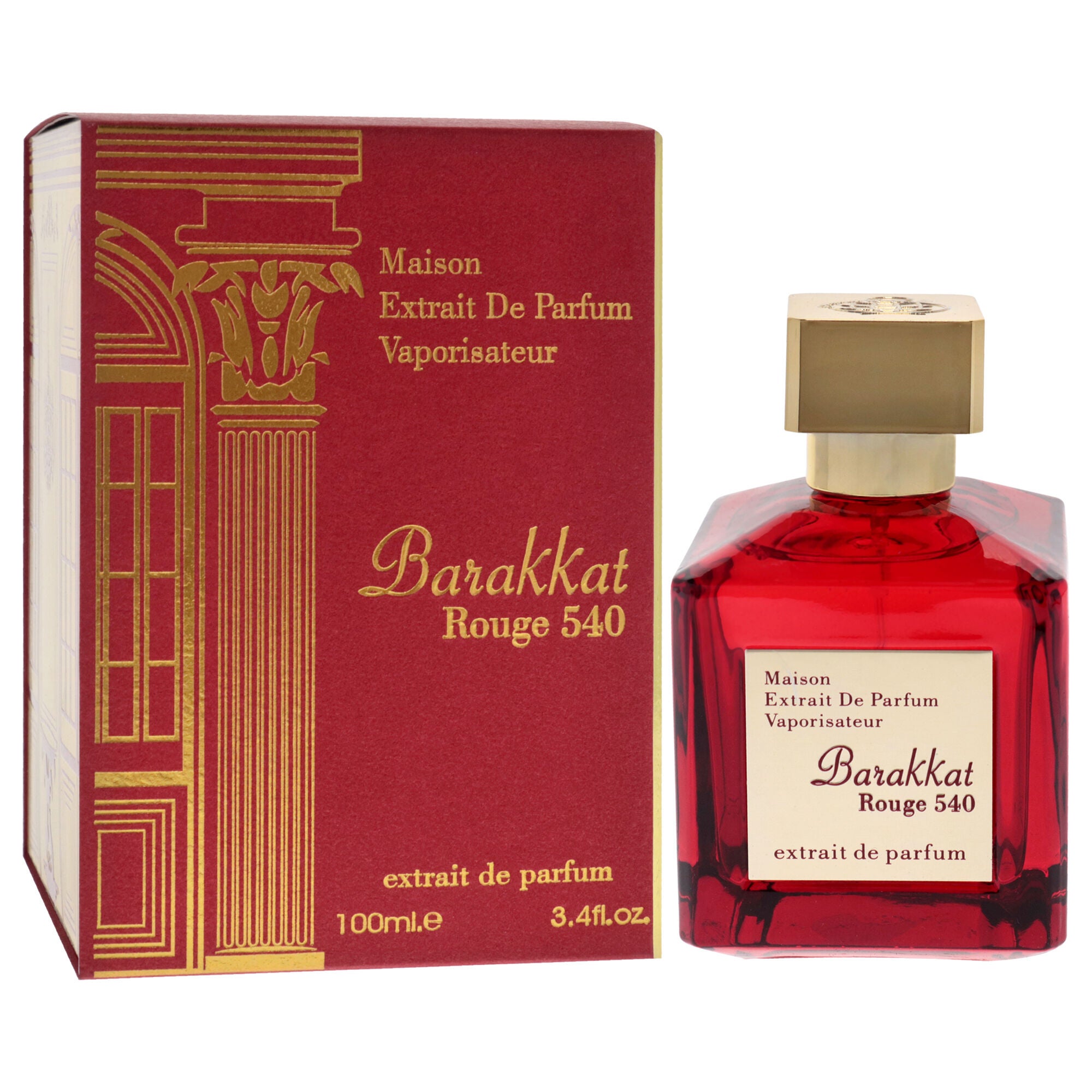 Barakkat Rouge 540 by Maison Alhambra for Women - 3.4 oz Extrait De Parfum Spray, See Description, alternate image number 1