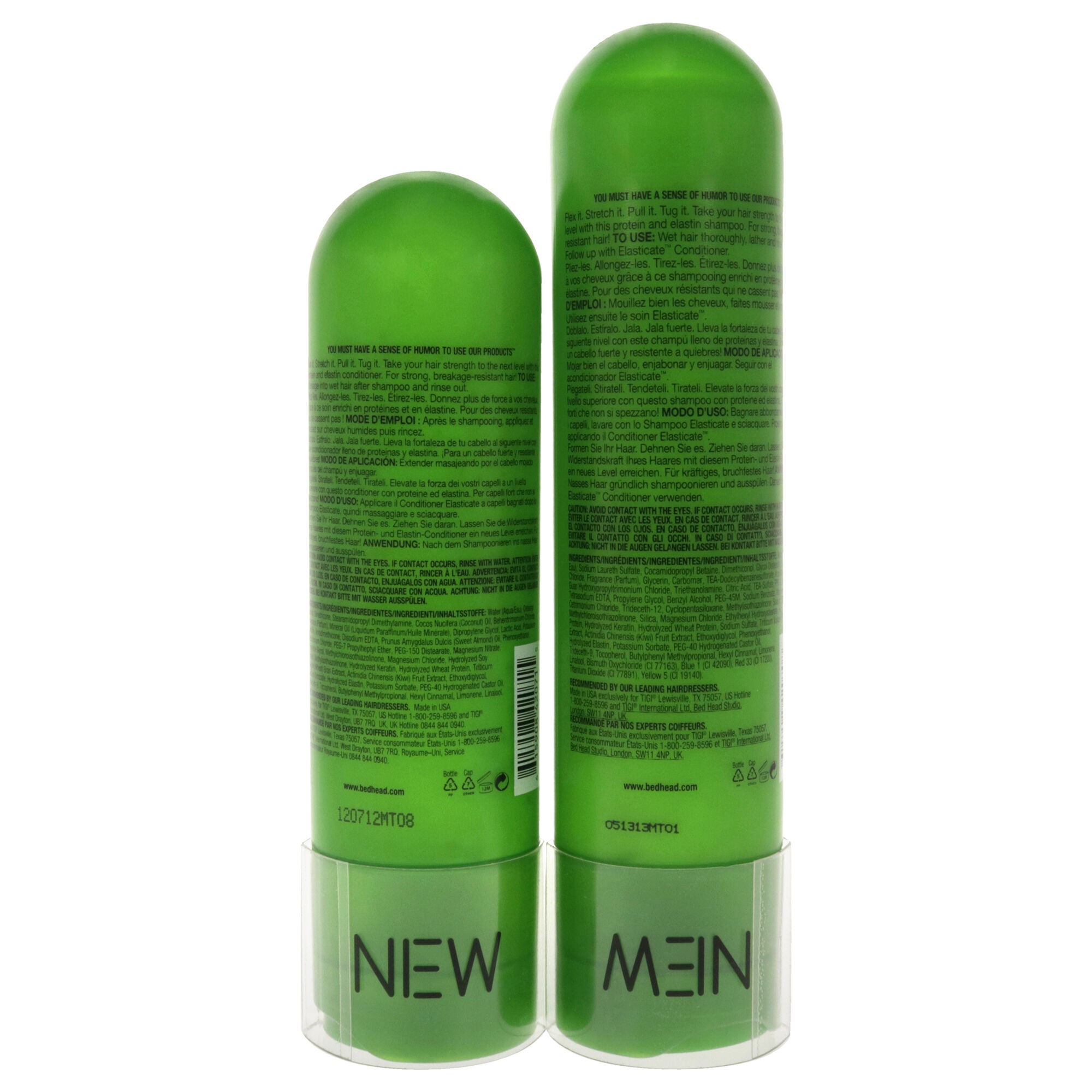 Bed Head Elasticate Strengthening Kit by TIGI for Unisex - 2 Pc 8.45oz Shampoo, 6.76oz Conditioner, See Description, alternate image number 1