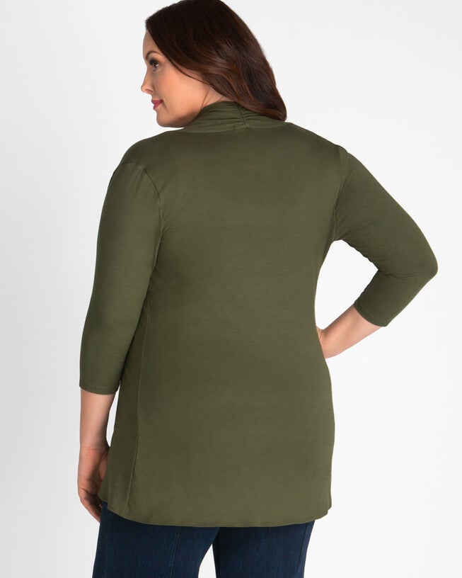 Sunset Stroll Cardigan, Olive, alternate image number null